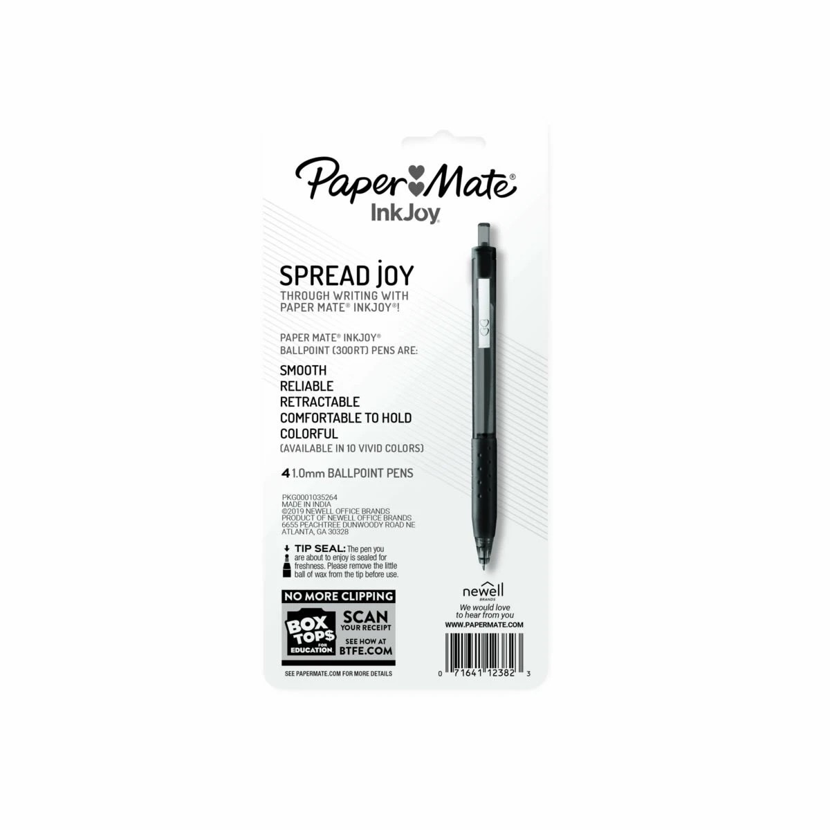 4 4 Pack Paper Mate InkJoy 300RT Ballpoint Pen, 4 of 6