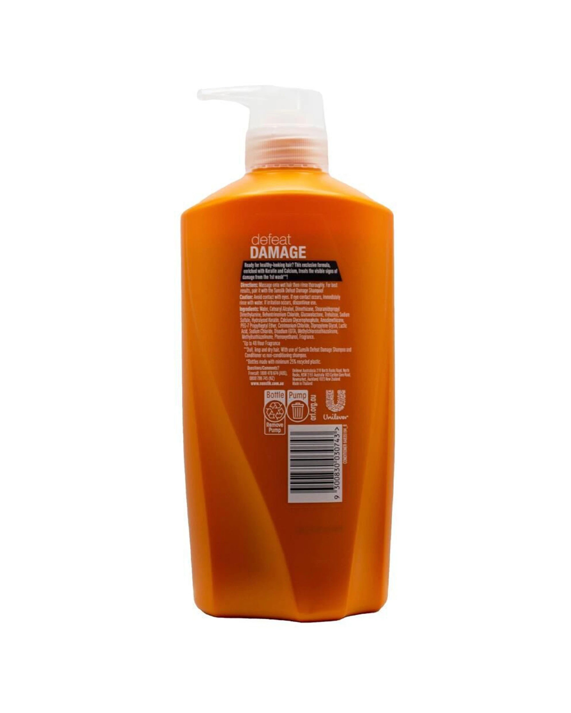 3 Sunsilk 12PK Defeat Damage Strengthening Hair Conditioner Hydrating 700ml - Multi, 3 of 3