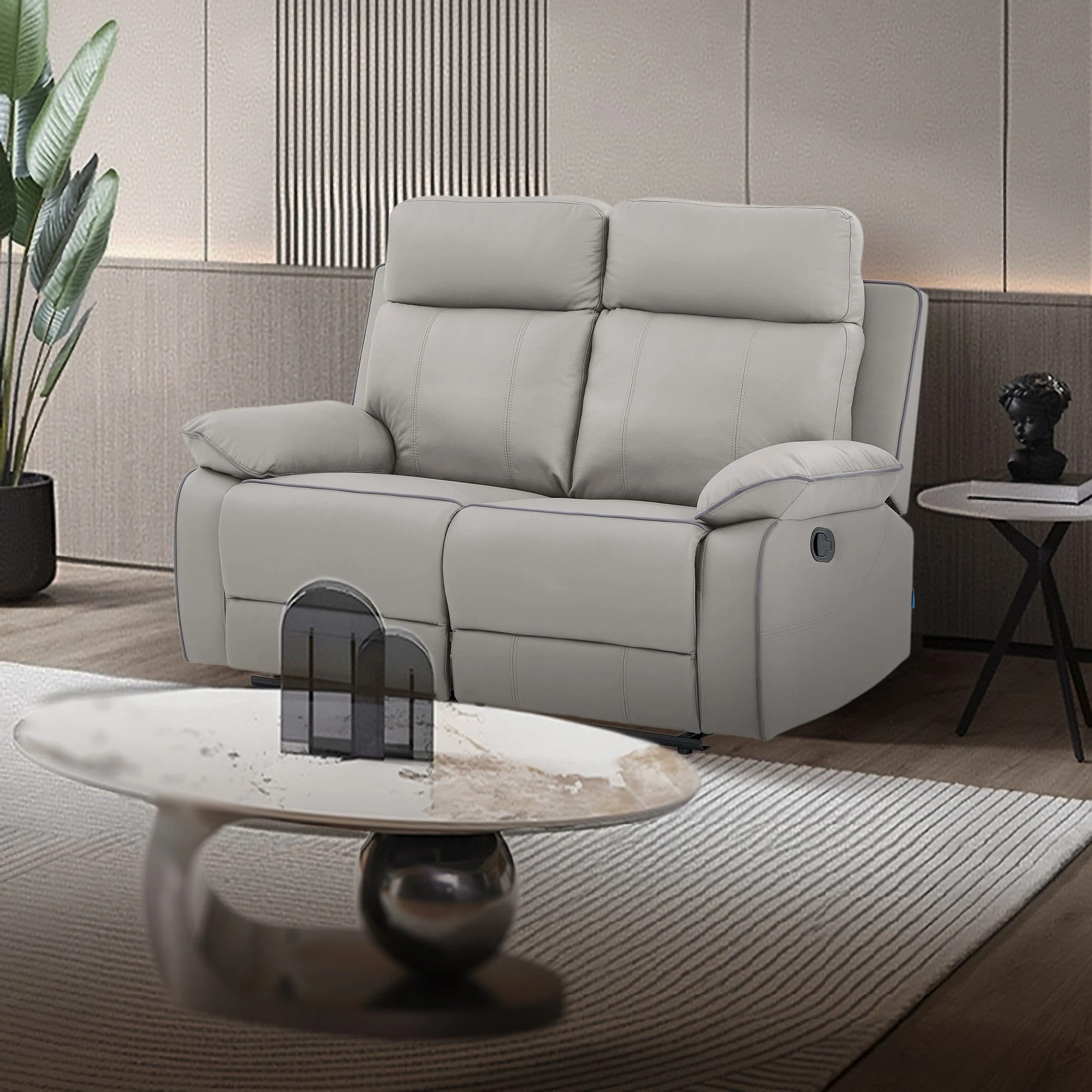 5 Foret 2-seater Sofa Lounge Convertible Couch Furniture Ottoman Recliner Chaise, 5 of 5