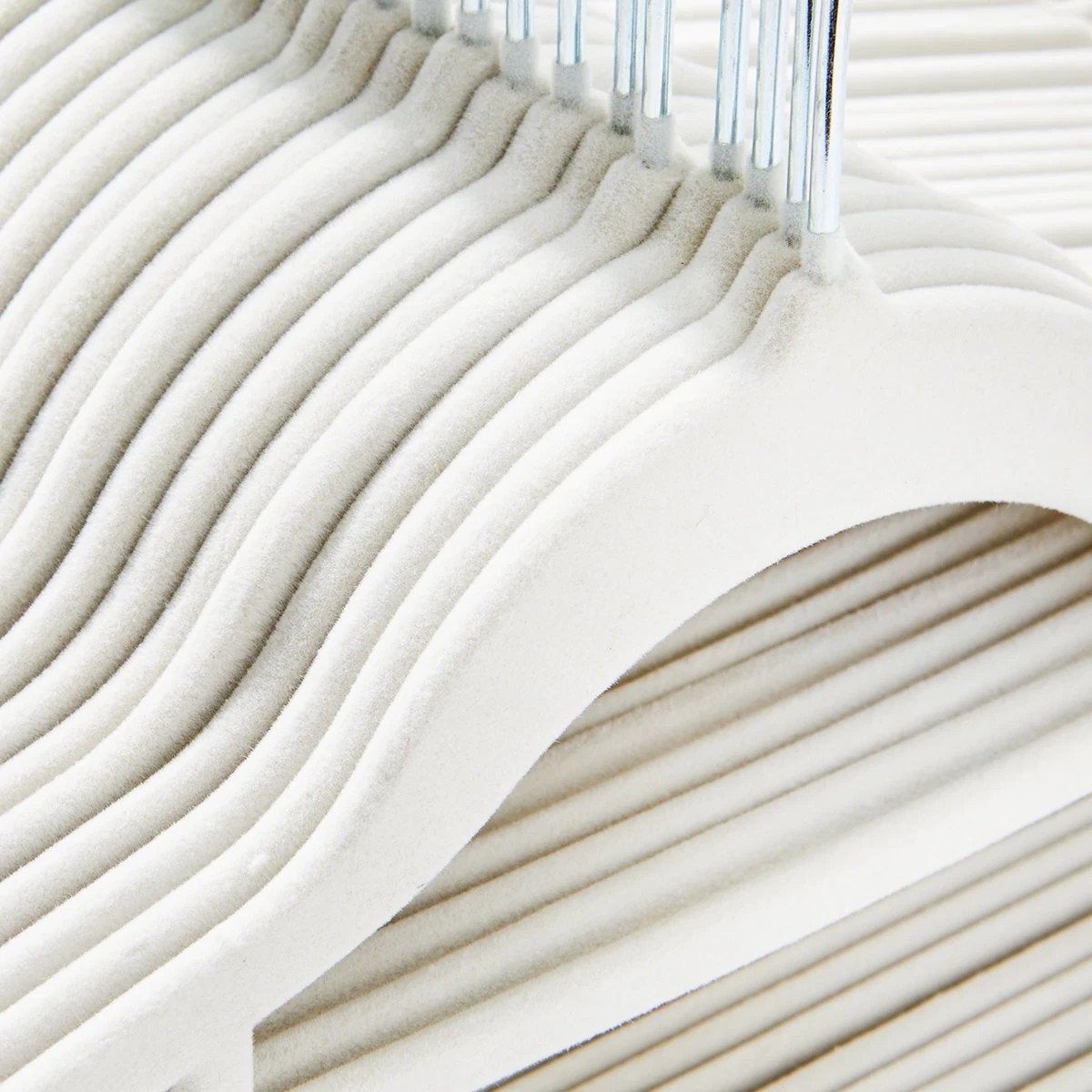 7 Flocked Hangers , 30 Pack - Anko - White, 7 of 7