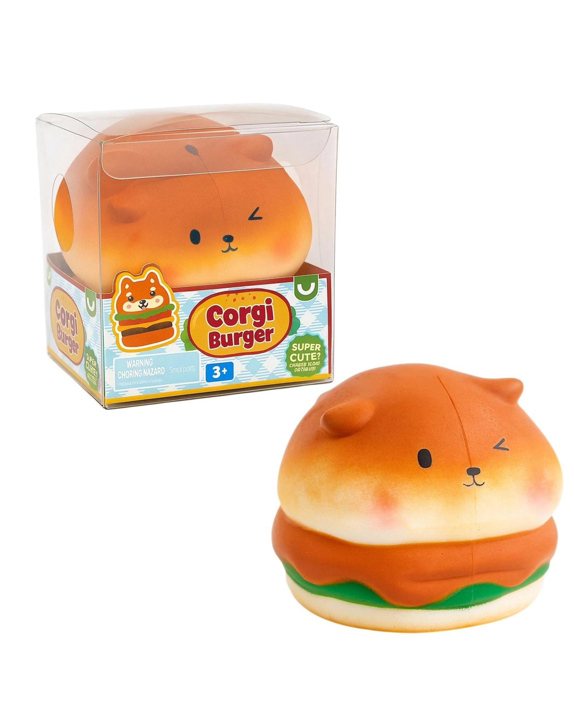 1 Keycraft Corgi Burger Squishy, 1 of 3