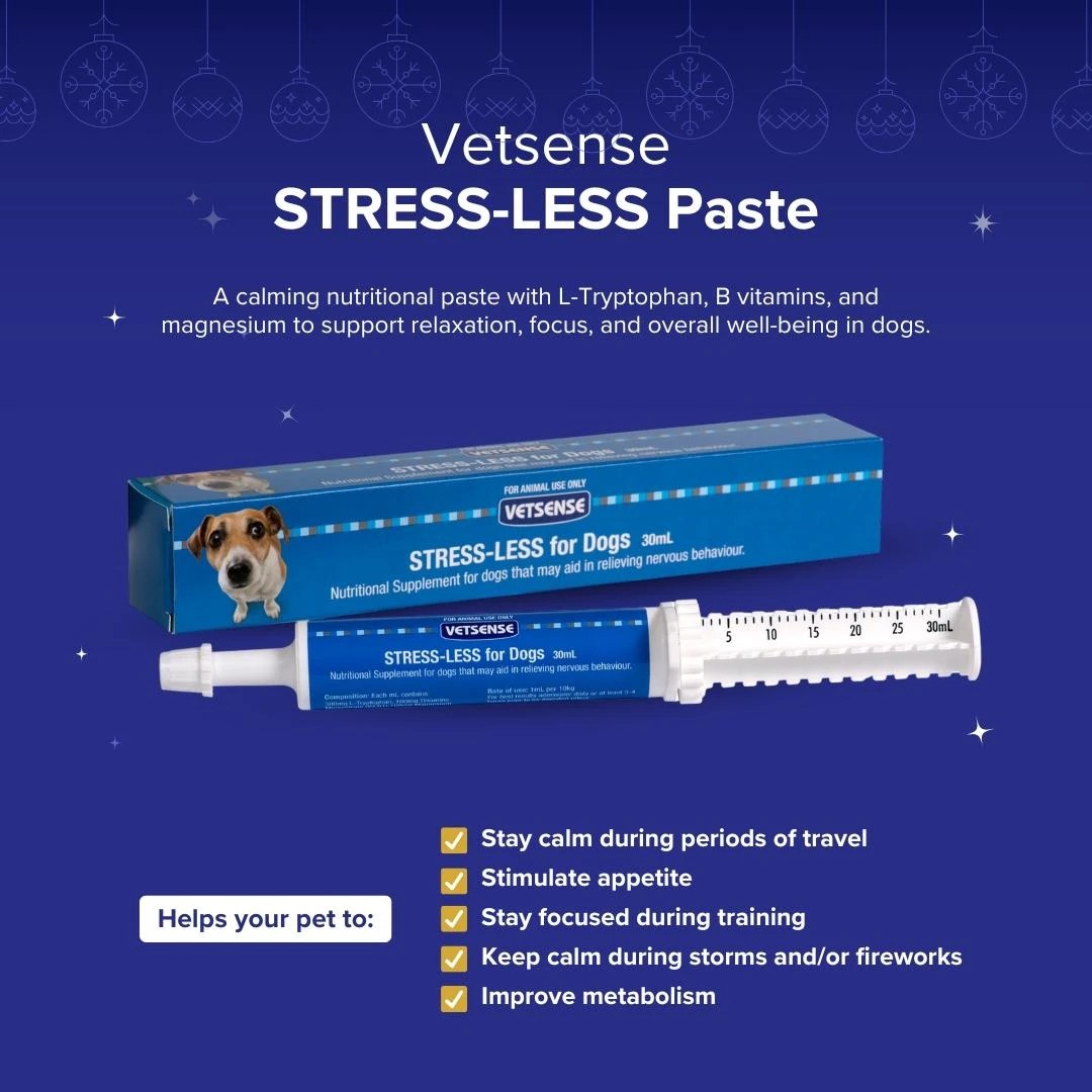2 Vetsense Stress-Less Calming Paste for Nerve Muscle Health in Dog 30g, 2 of 2