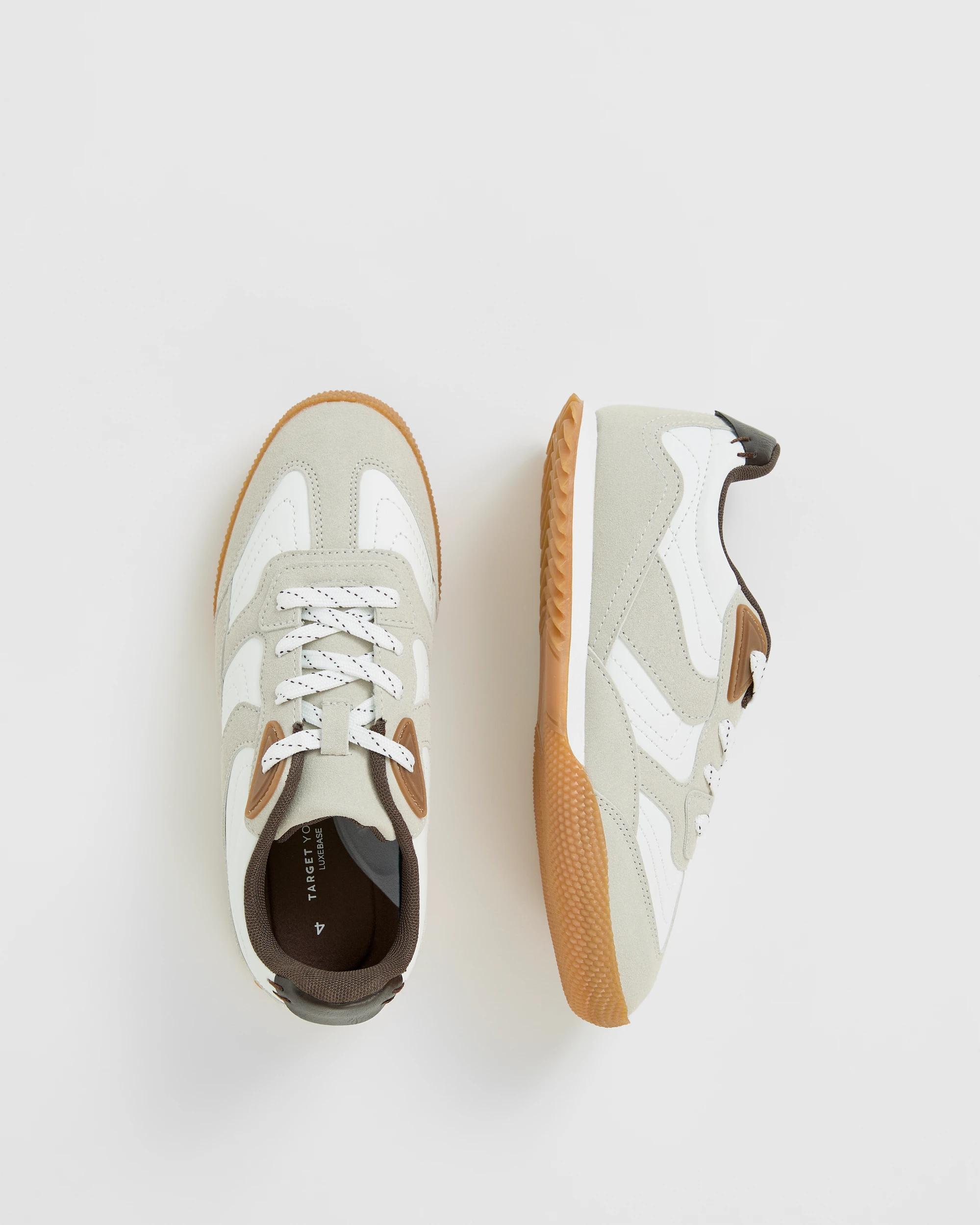 3 Target Youth Folded Tongue Sneakers WHITE, 3 of 3