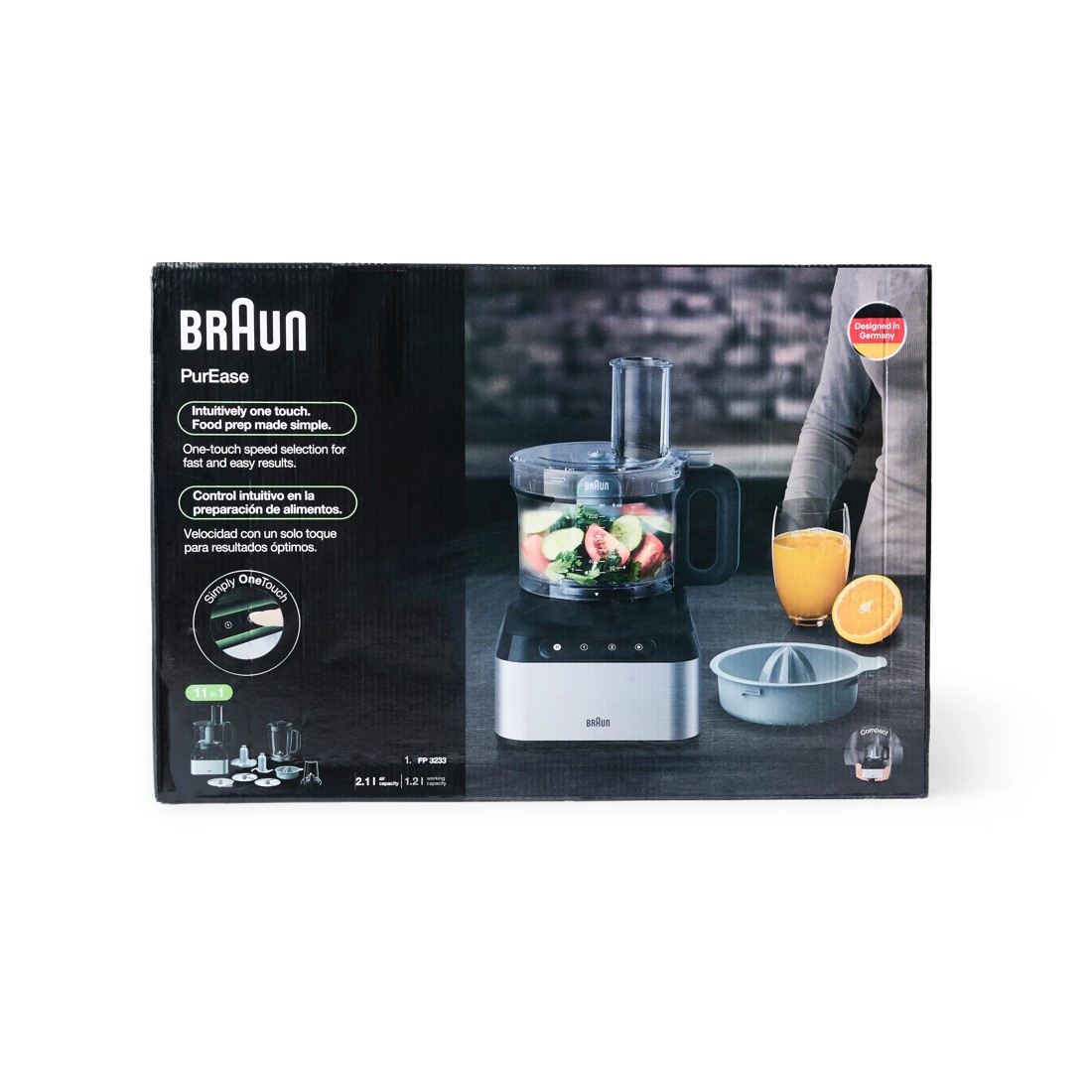 1 2L Braun PurEase Food Processor, 1 of 6