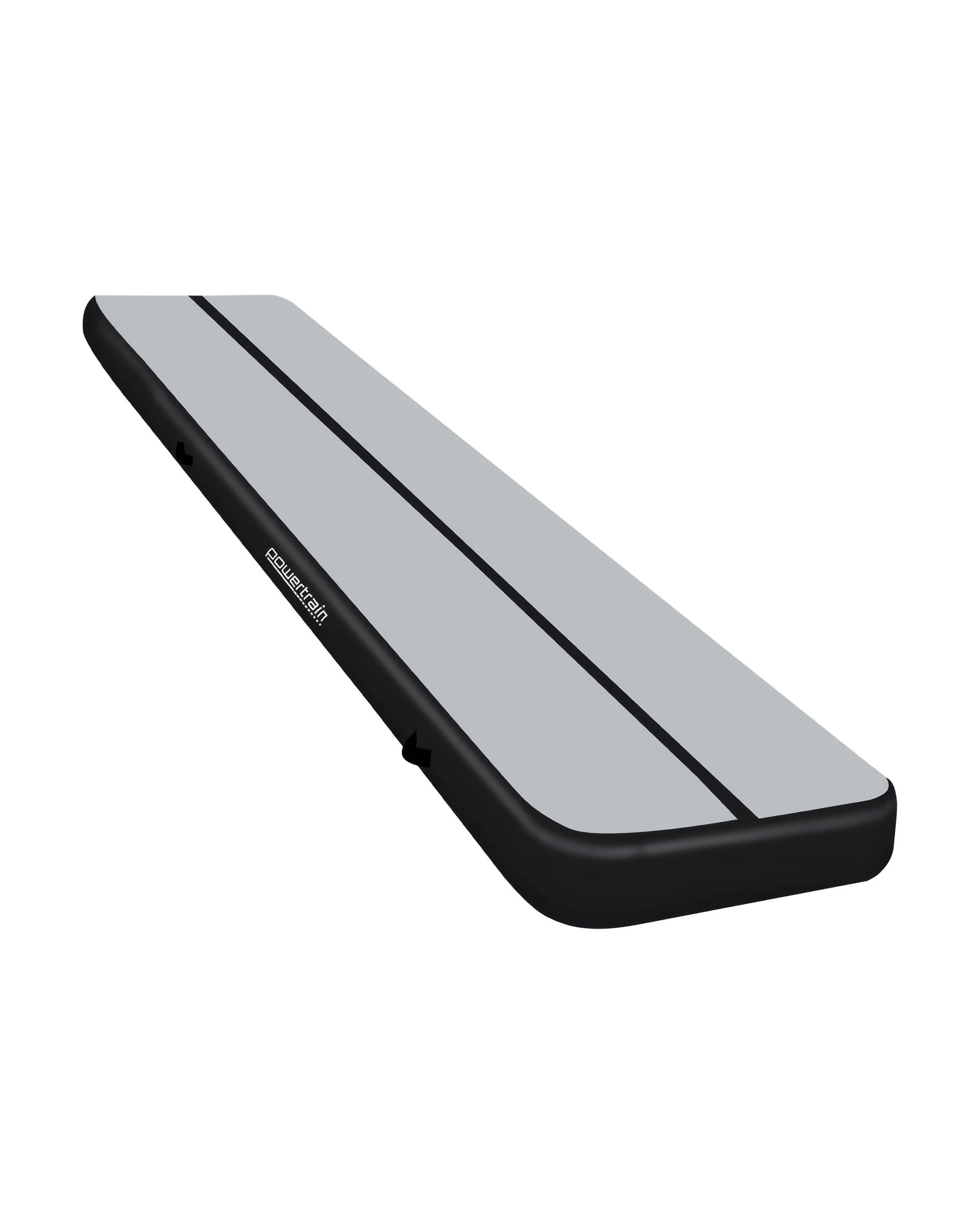 1 Powertrain 7M 20cm Air Track Gymnastics Tumbling Airtrack Exercise Yoga Mat Balance Beam Inflatable - Black, 1 of 5