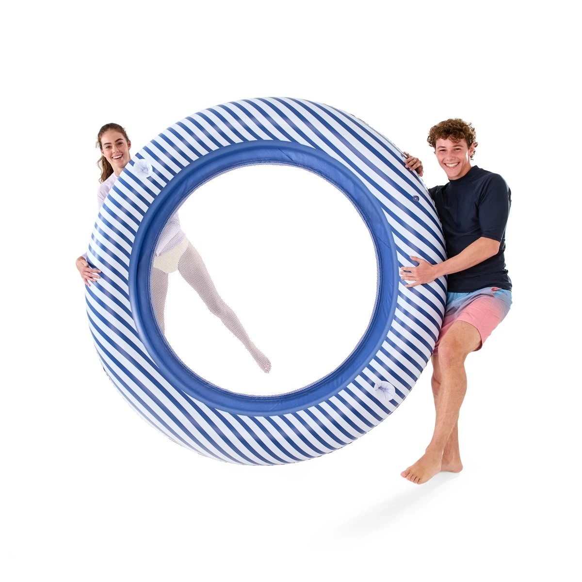 1 Inflatable Mesh Pool Lounger, 1 of 7