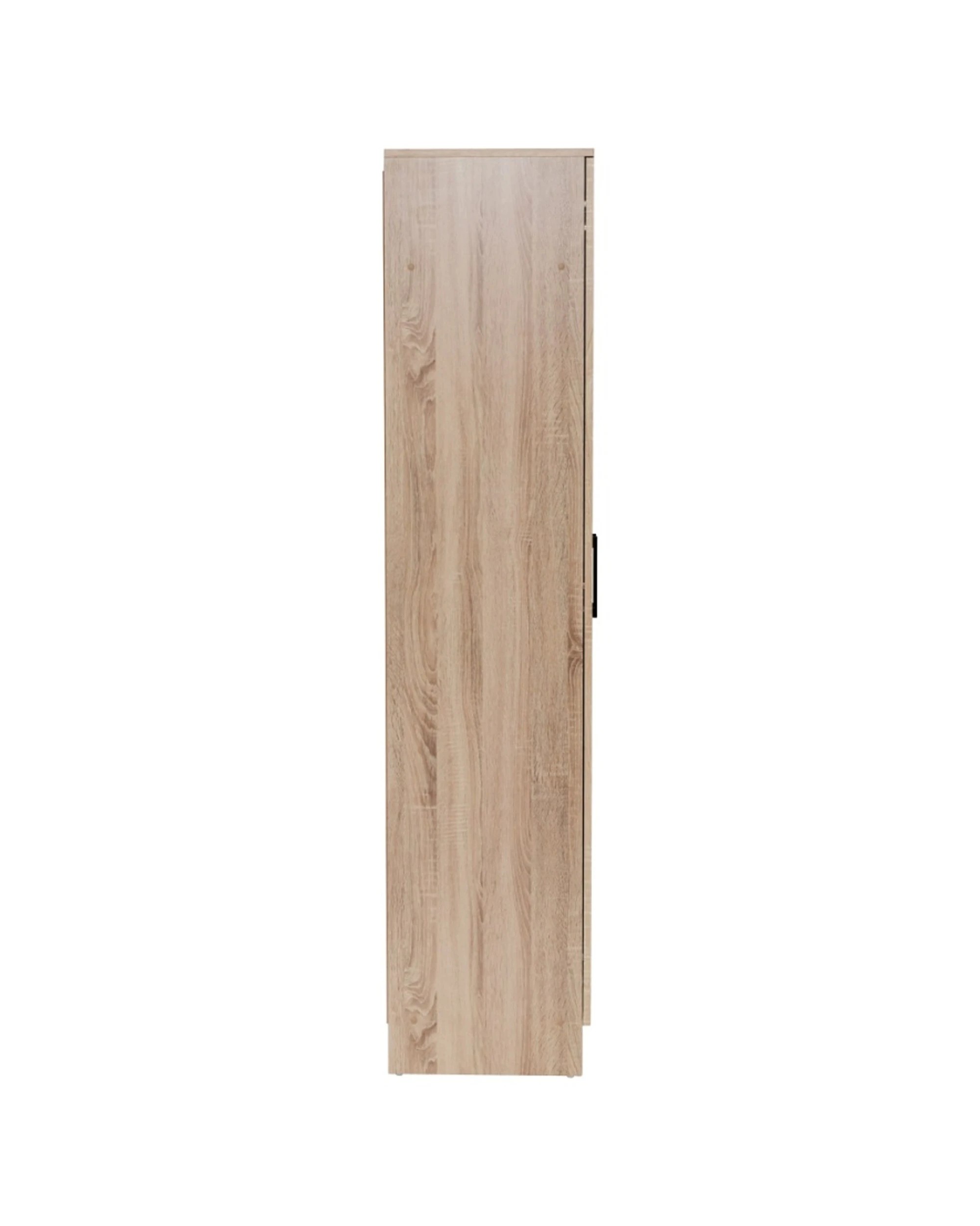 6 Alpine Bay Multipurpose Broom Cupboard 2 Door Storage Unit Light Sonoma Oak - Brown, 6 of 9
