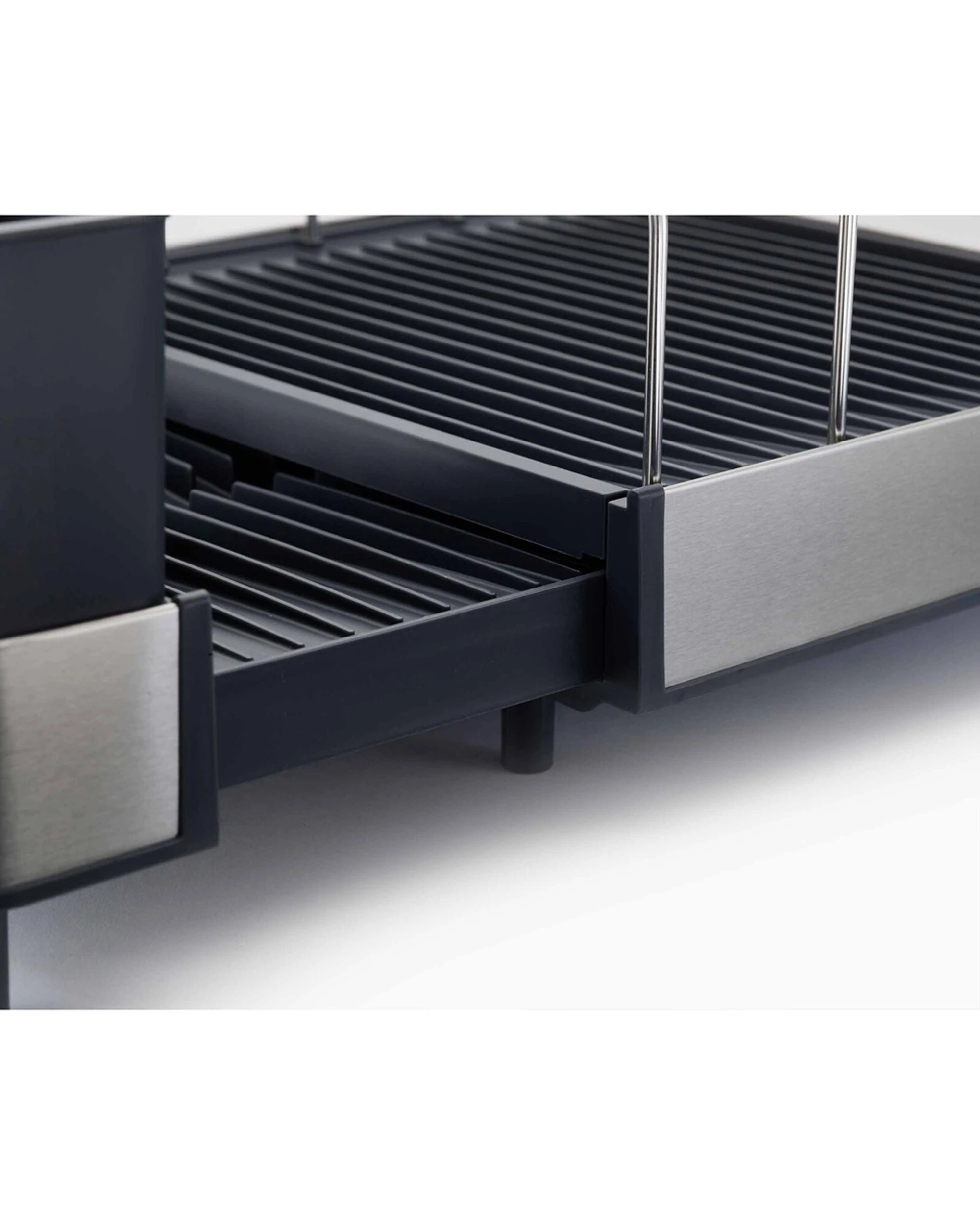 6 Joseph Joseph Extend Max Stainless Steel Dish Rack Expandable 67cm - Silver, 6 of 7