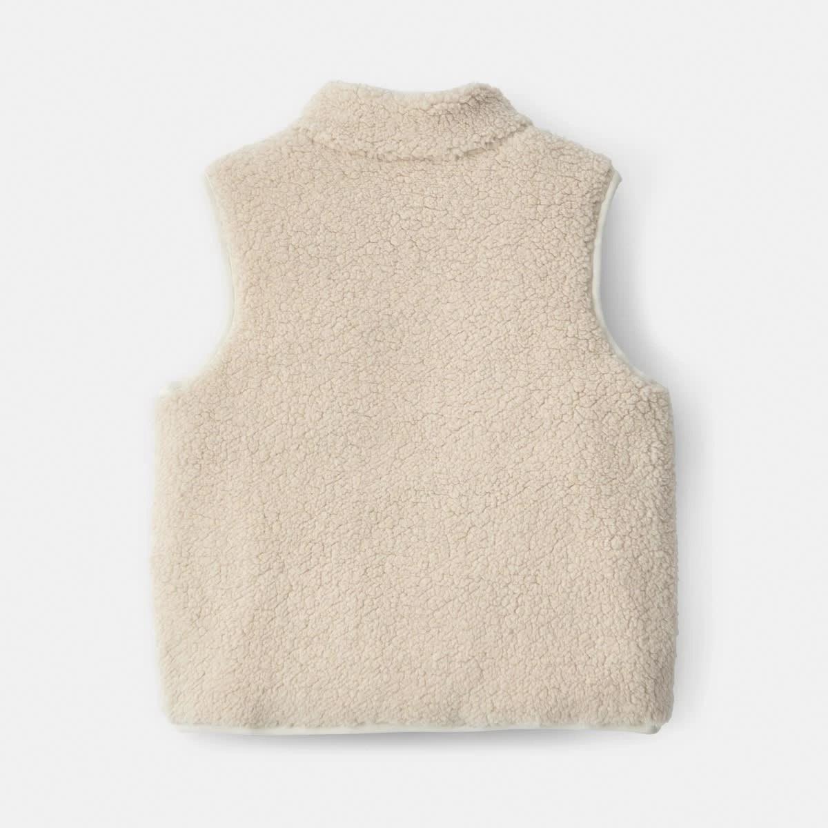 10 Teddy Vest Crm Beige, 10 of 10
