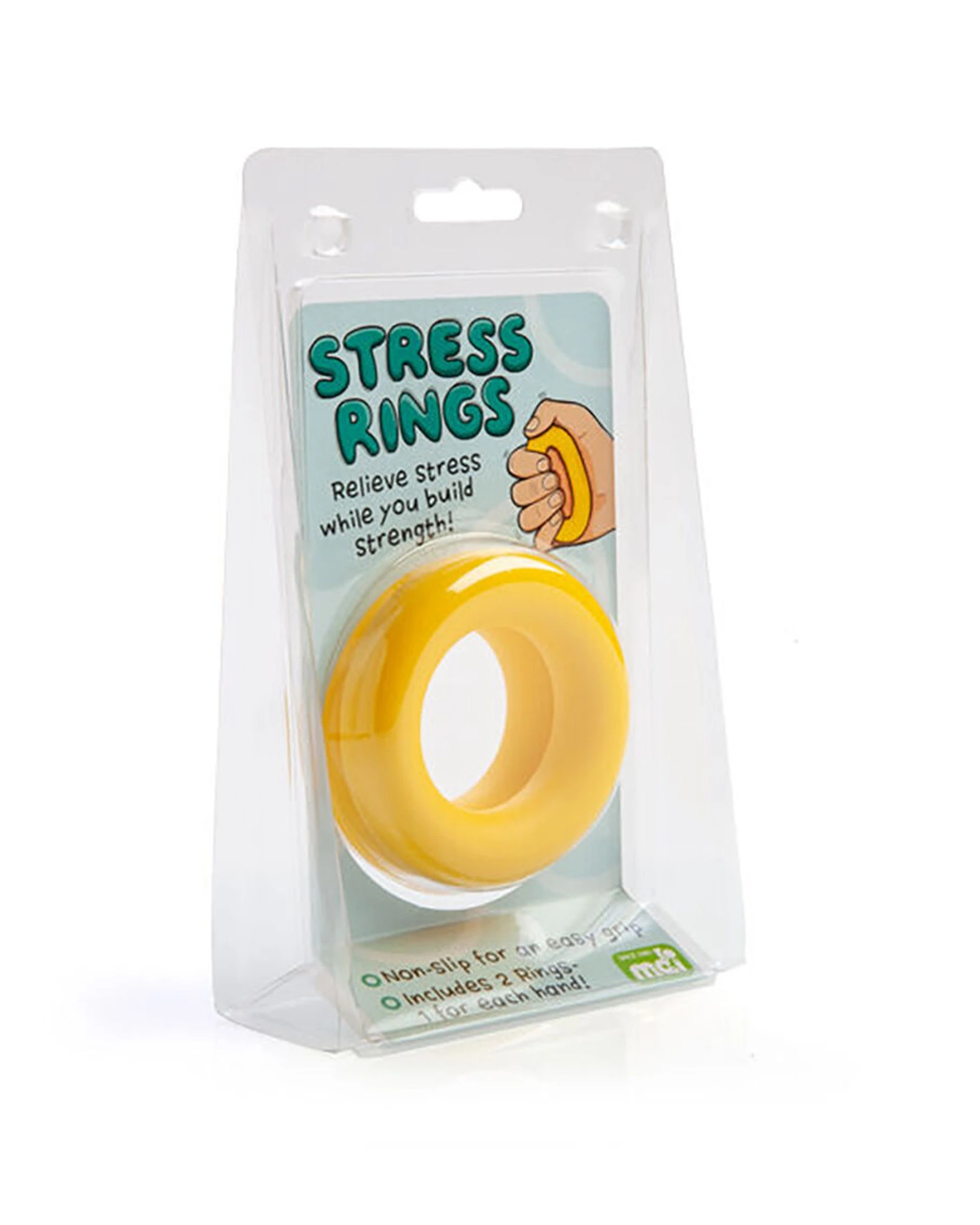 5 MDI Stress Relief Rings Sensory Fidget Squeeze Kid's Toy - Yellow, 5 of 6