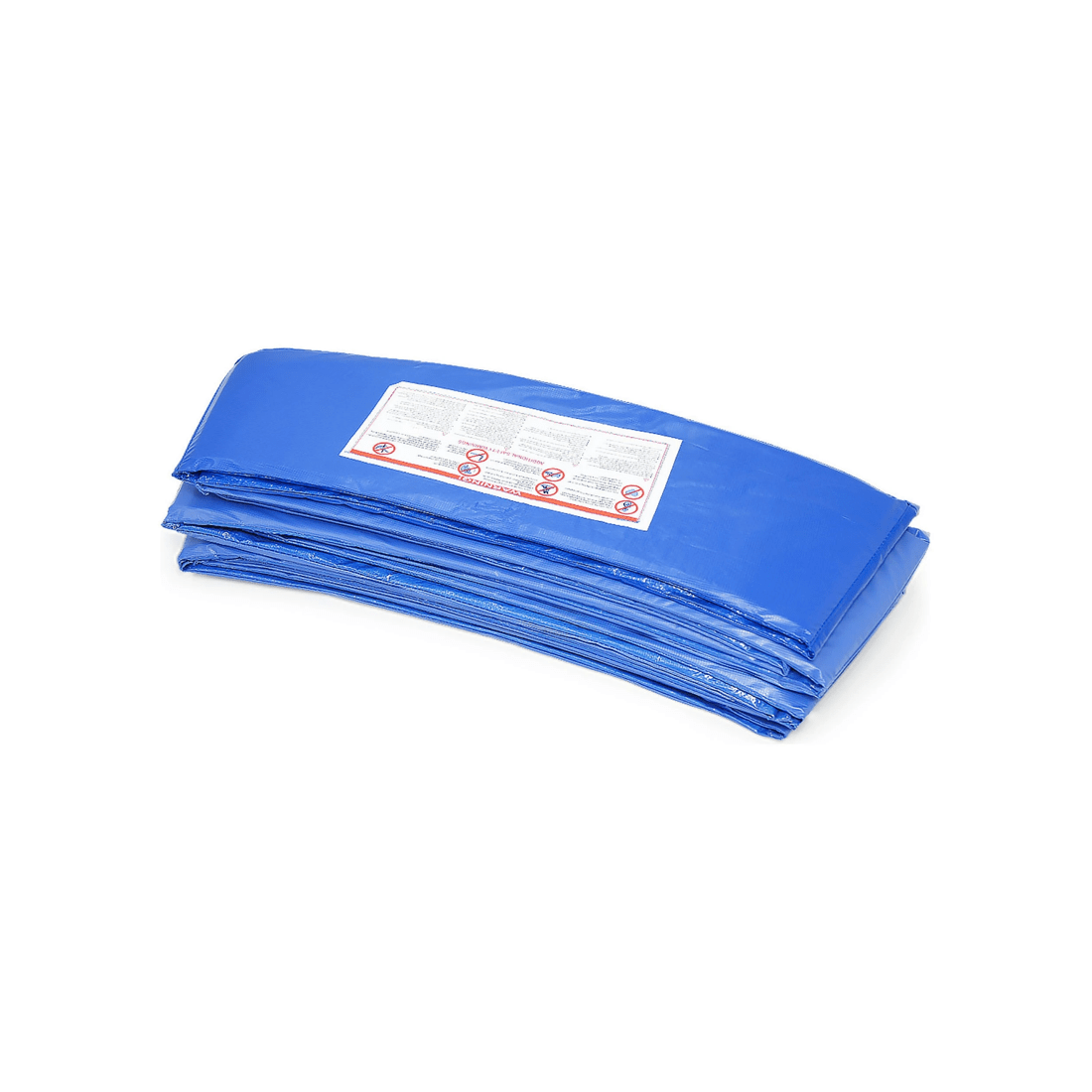 4 10ft Trampoline Replacement Safety Pad and Net Round 8 Poles Blue, 4 of 7