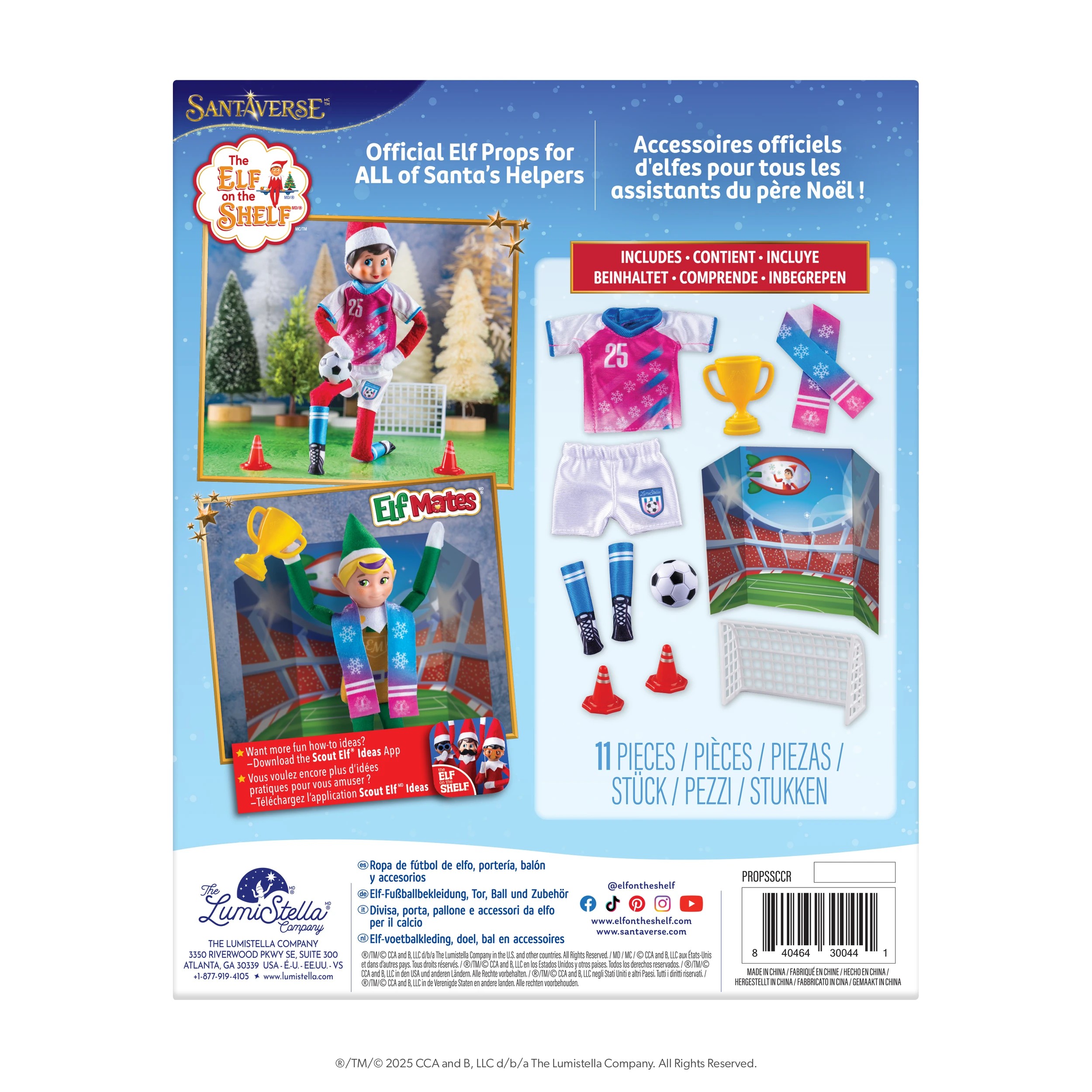 2 The Elf on the Shelf Polar Props: Soccer Kit, 2 of 5