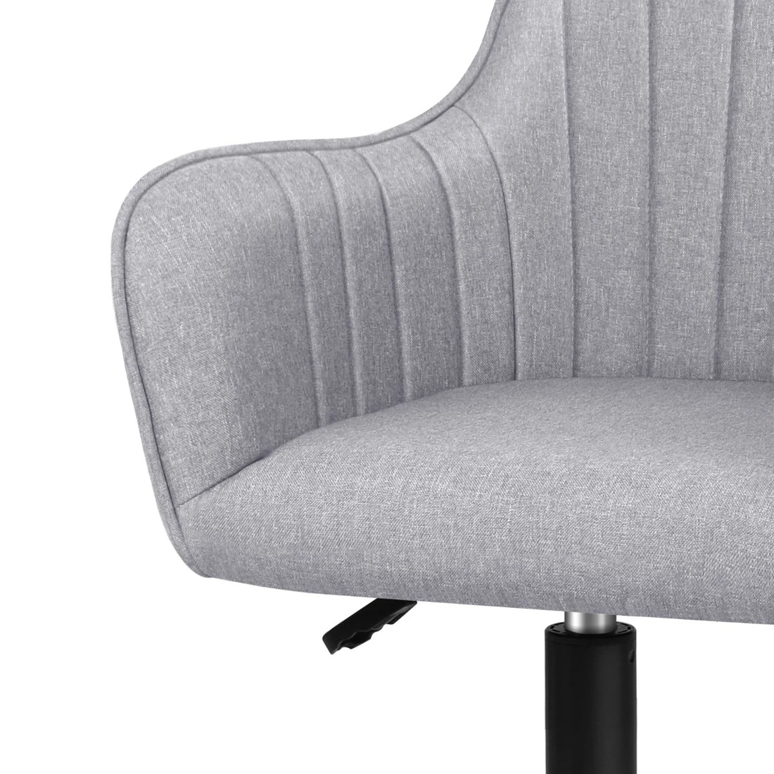 5 Alfordson Office Chair Fabric Armchair Computer Swivel Adult Kids - Grey, 5 of 10