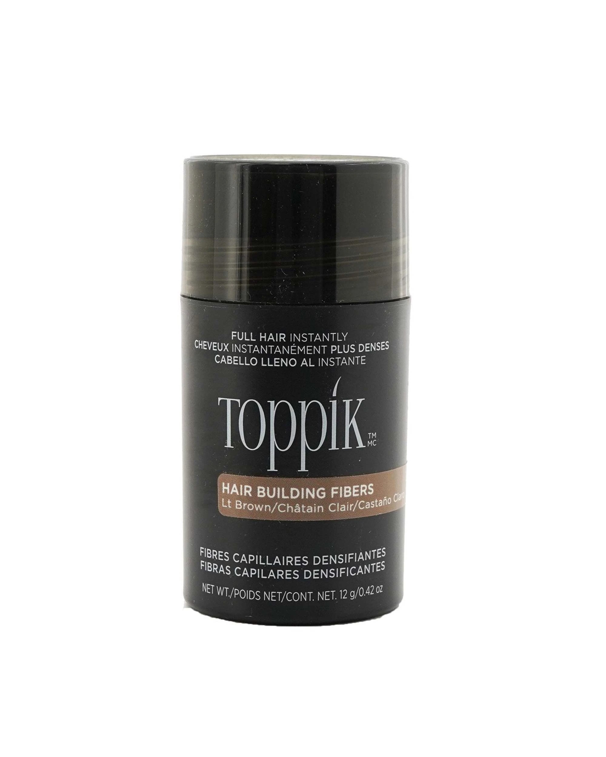 2 Toppik Hair Building Fibers - # Light Brown 27.5g/0.97oz, 2 of 7