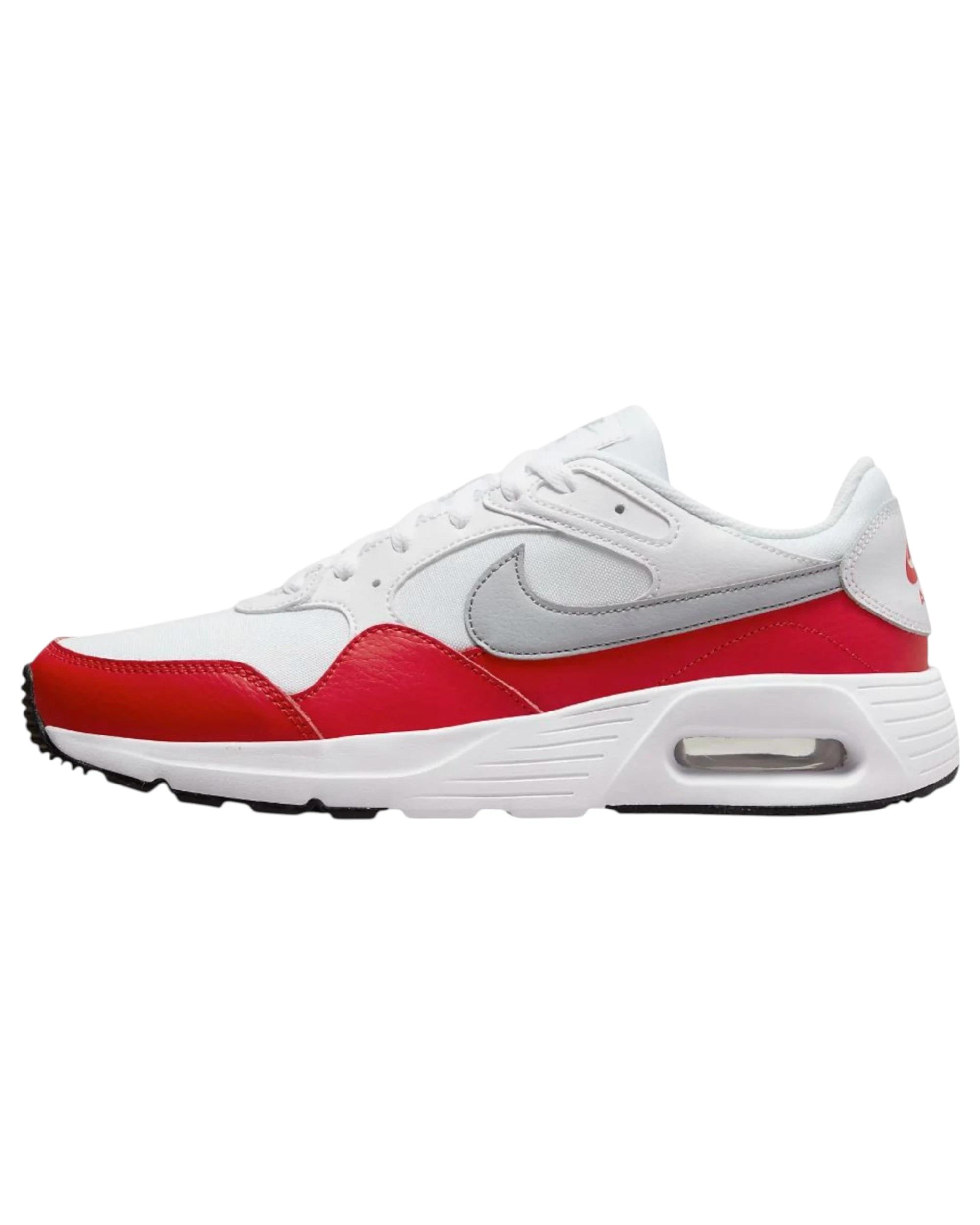 2 Nike Mens Air Max SC White/Grey/Red Athletic Shoes WHITE/GREY/RED, 2 of 8
