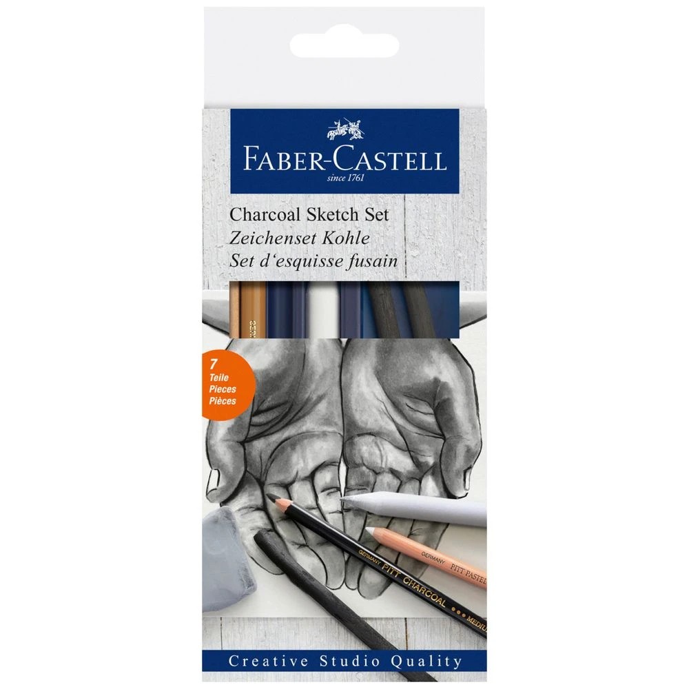 1 Faber-Castell Charcoal Sketch Set 7 Pieces, 1 of 2