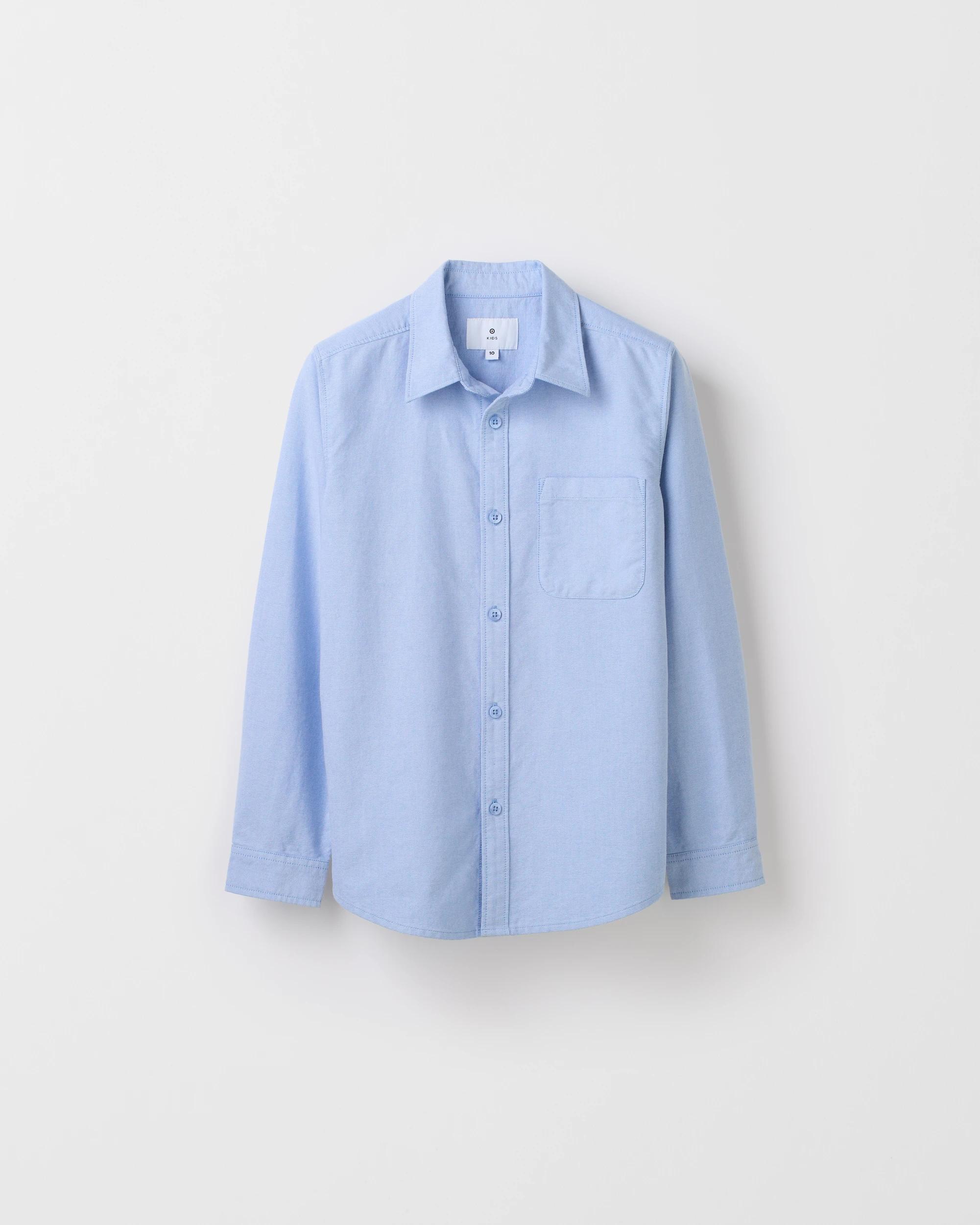 5 Target Australian Cotton Long Sleeve Shirt CHAMBRAY, 5 of 6