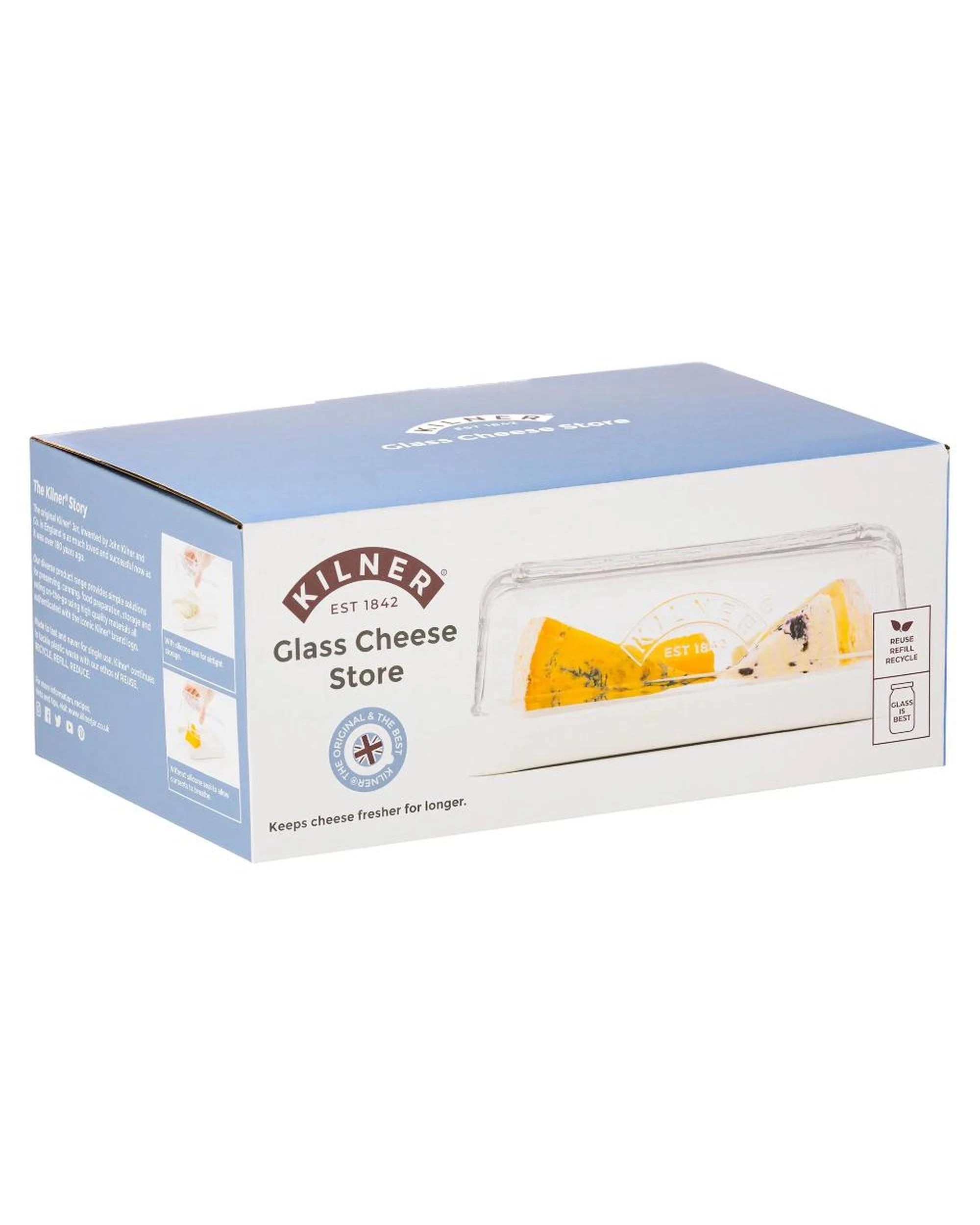 2 Kilner Glass Cheese Store 8 x 22.5 x 14cm, 2 of 4