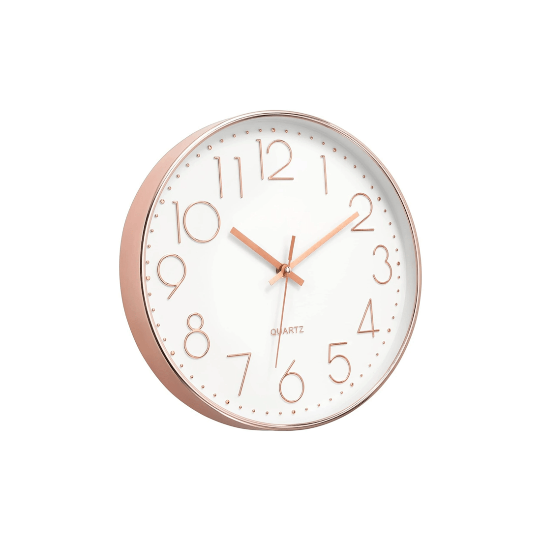 1 Degree Battery Crystal Modern Wall Clock 35cm Silent Sweep Movement Anti-Fog
 - gold, 1 of 2
