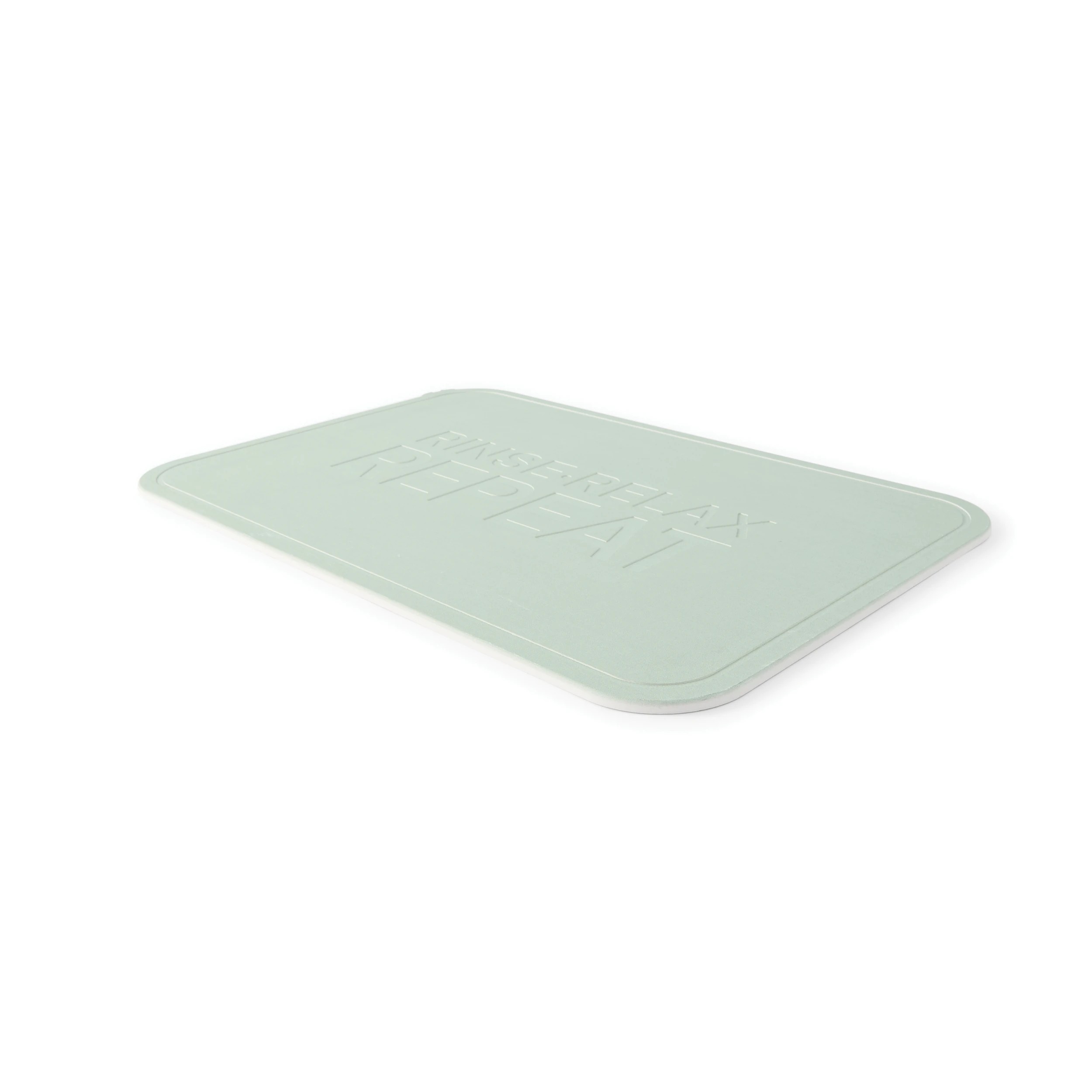 7 Stone Dry Bathmat and Tray Set - Sage, 7 of 10