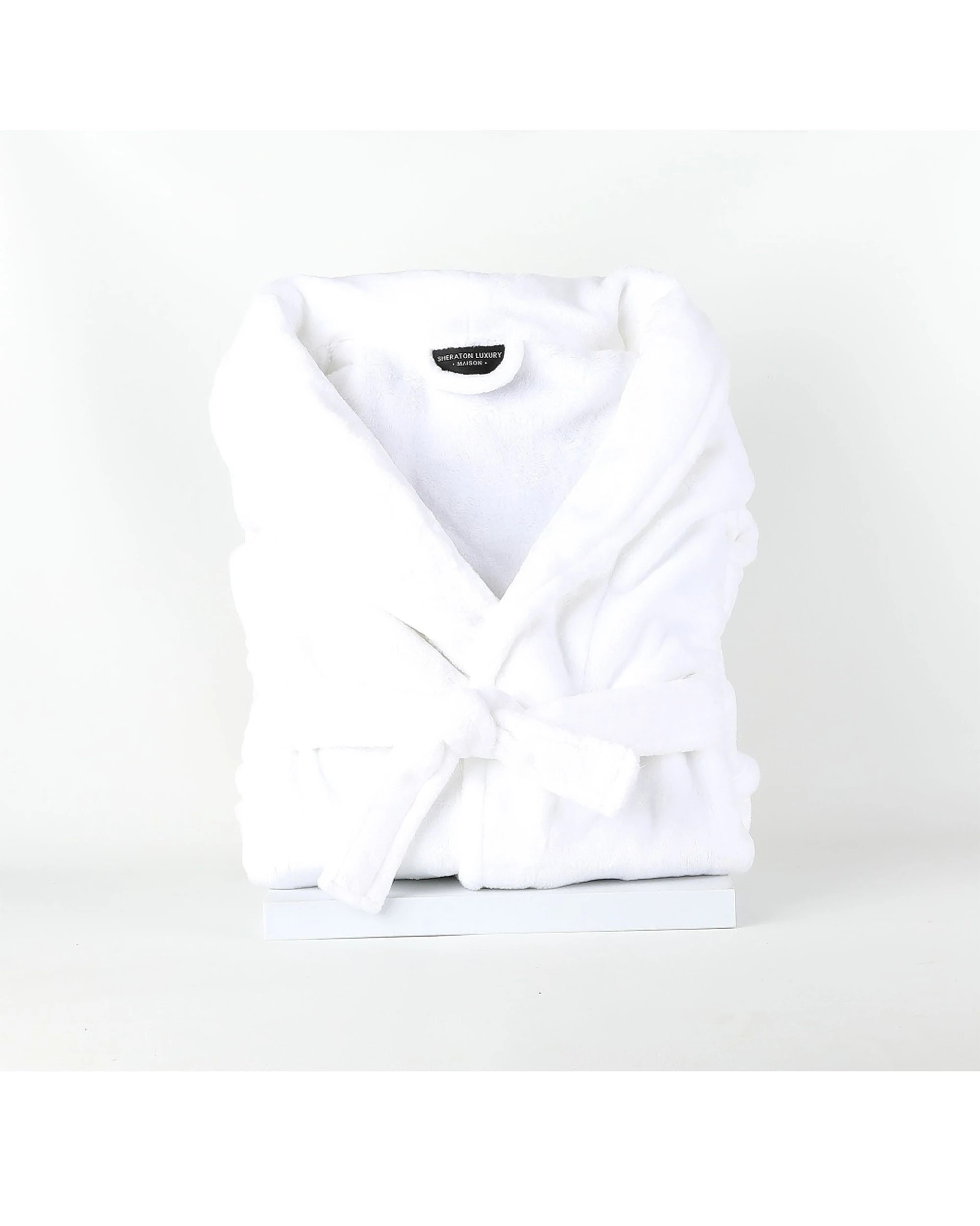 7 Gift Basket MOR Marshmallow Minis & Sheraton Microplush Bathrobe Set Luxury Hamper - Multi, 7 of 7