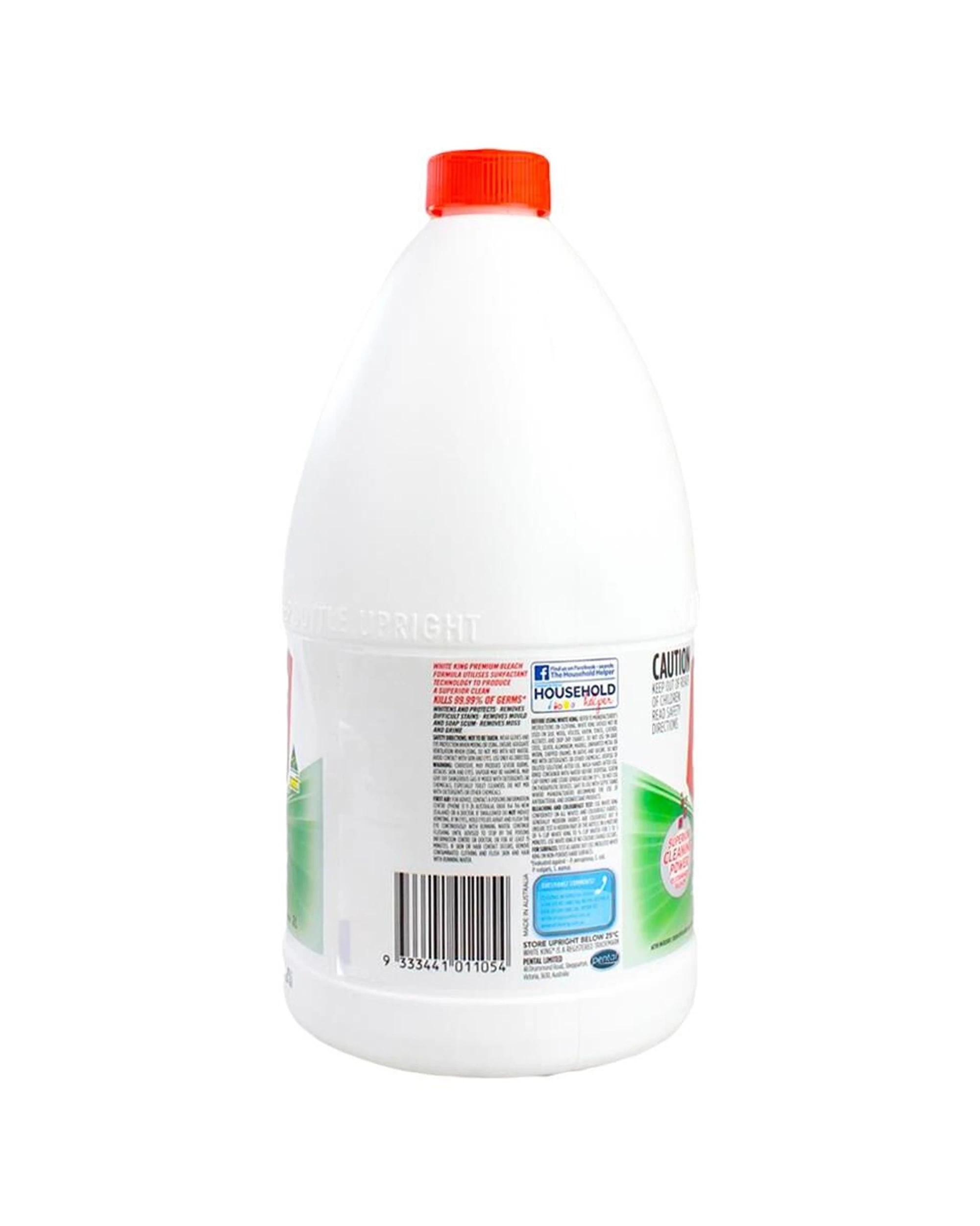 4 White King 6PK Premium Bleach Home Cleaning Liquid 2L Effective Bulk Pack - White, 4 of 4