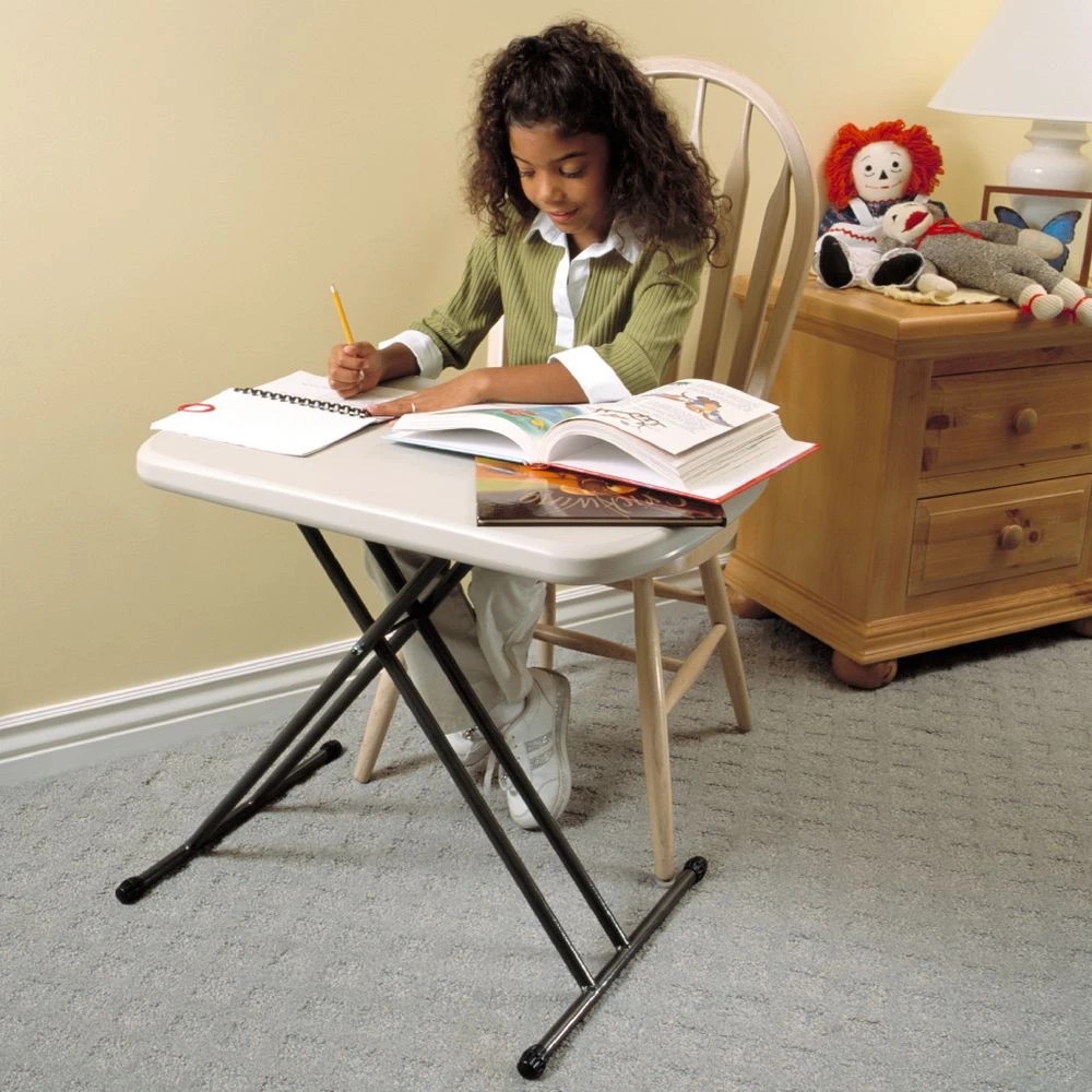 3 Lifetime Personal Folding Table Almond White Desks, Tables and Returns, 3 of 5
