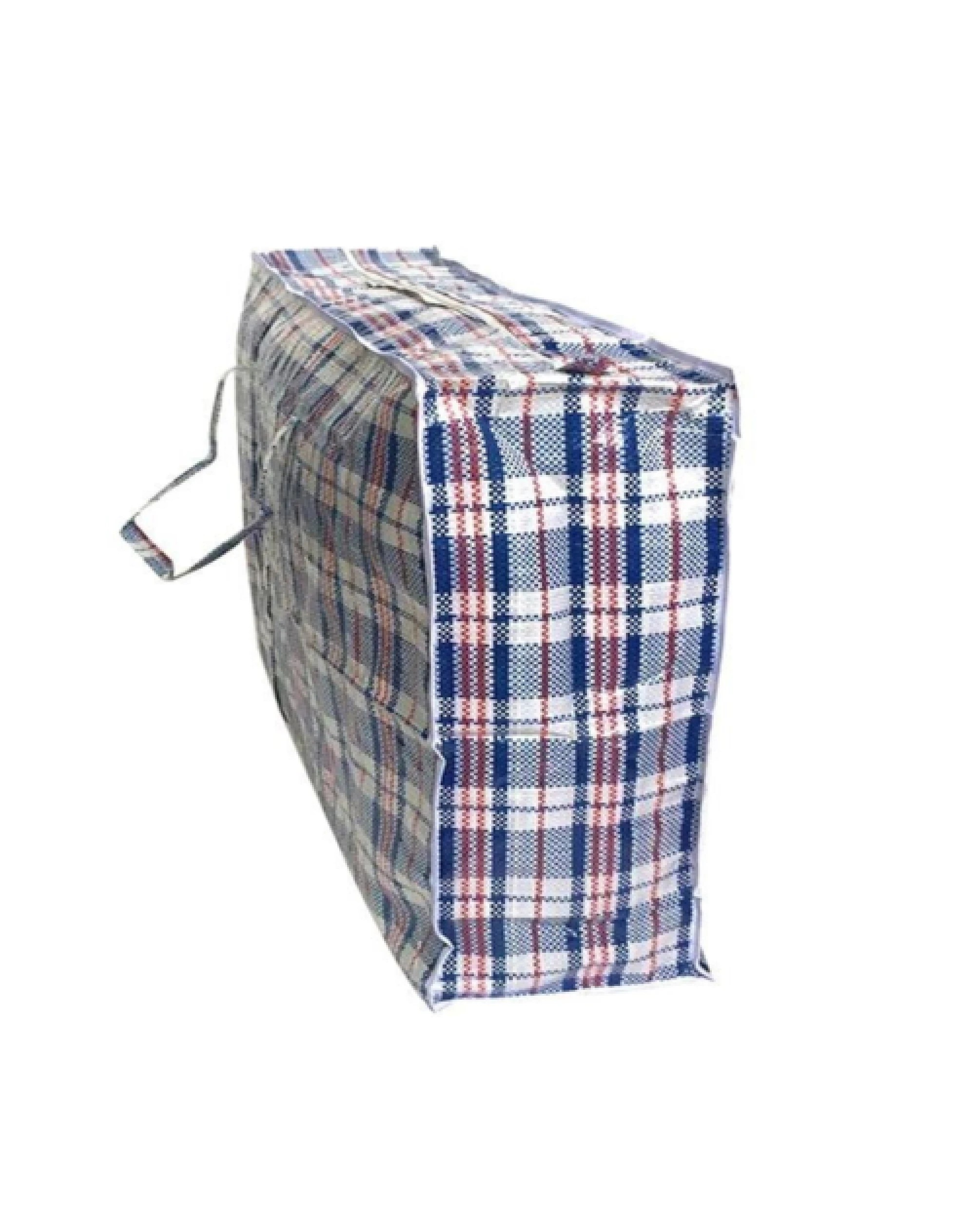 2 BR Home 48x JUMBO Stripe Bag Packing Storage Strip Zip Shopping Travel Check House Moving 78cm x 65cm x 25cm, 2 of 5
