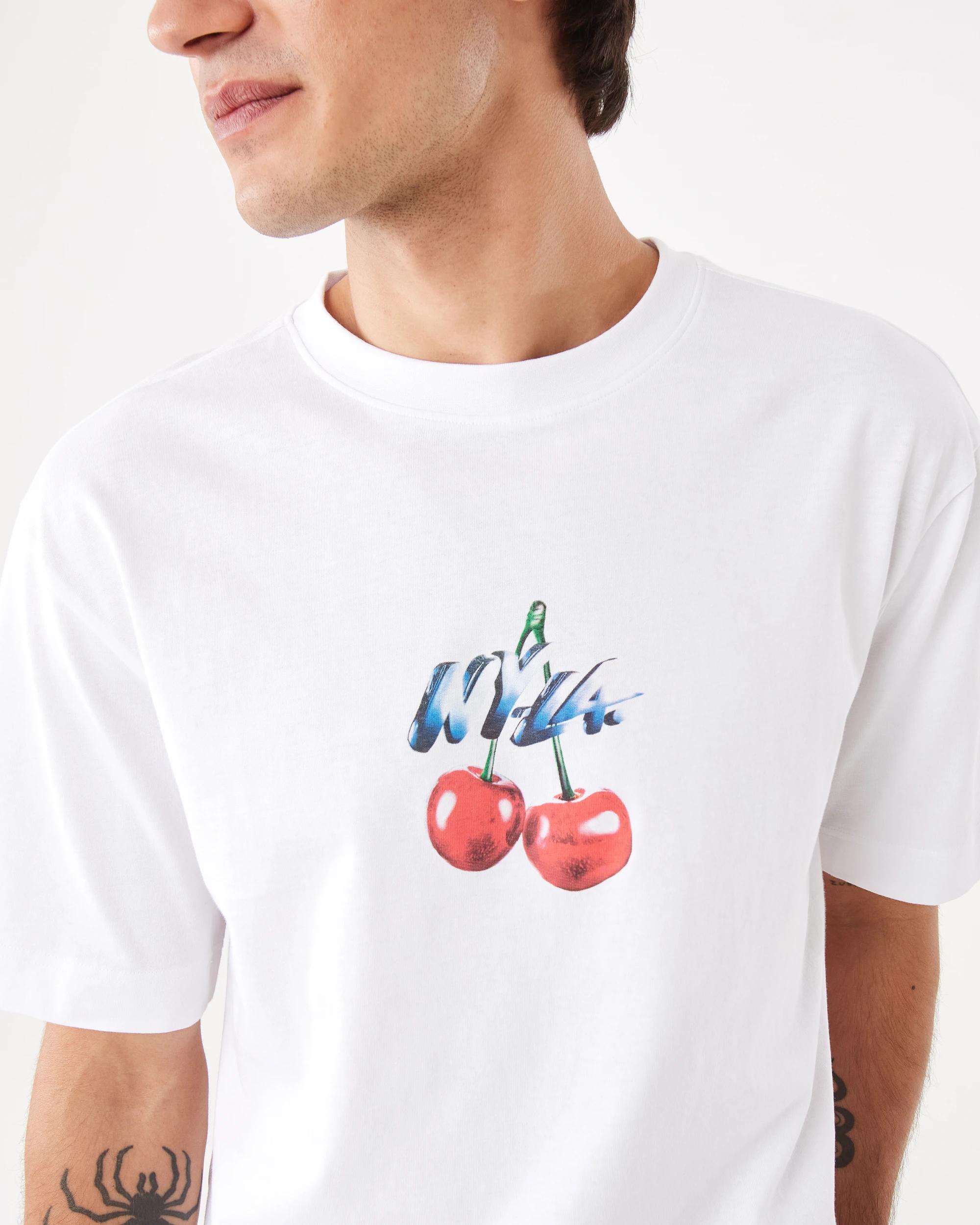 6 Boxy Print T-shirt Wht Cherry, 6 of 7