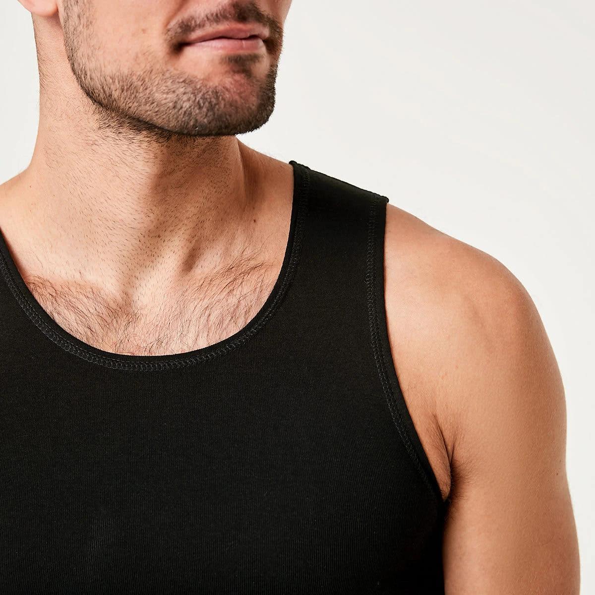 4 3 Pack Singlets Black, 4 of 6