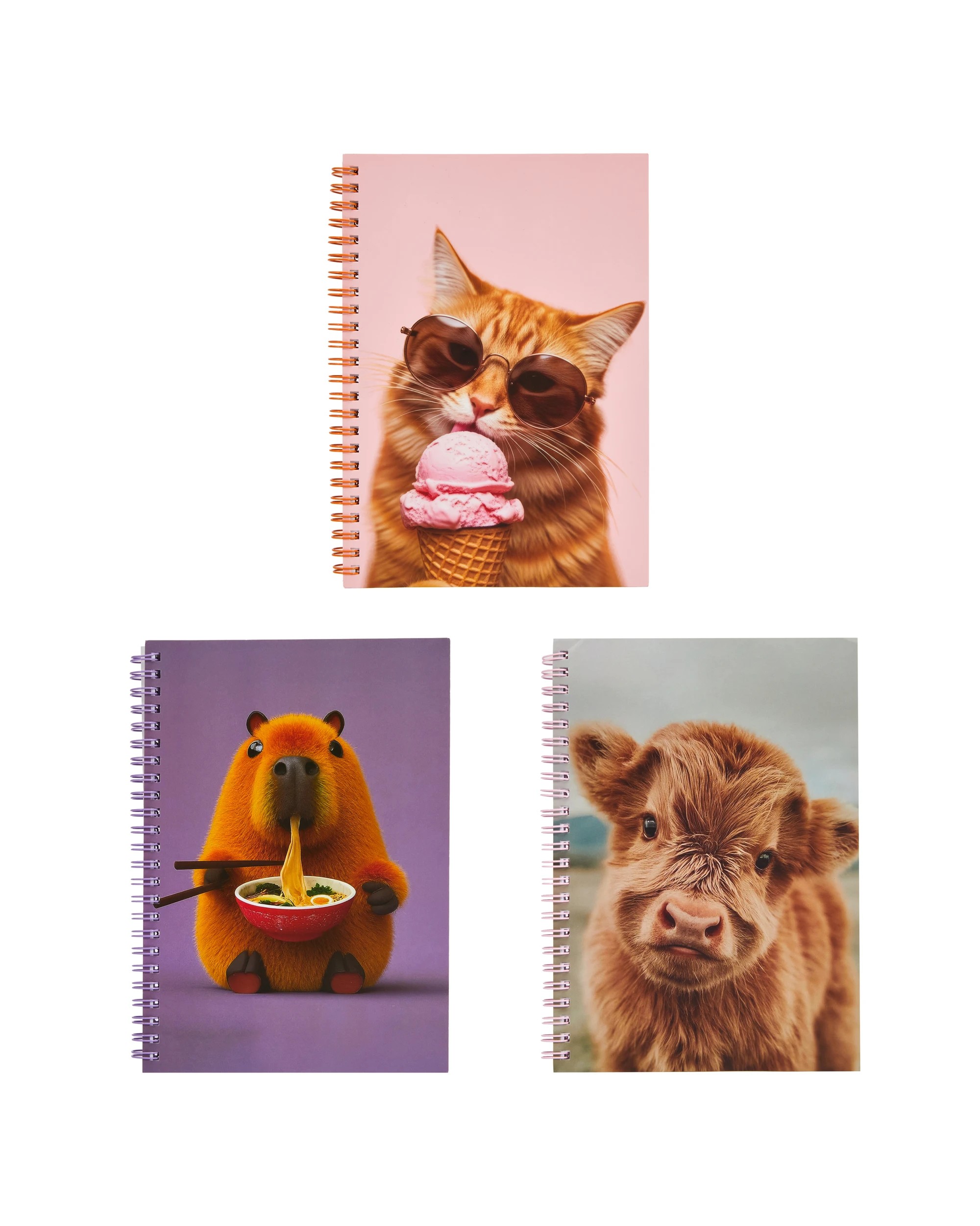 1 A5 Notebook Animals 80gsm 120 Pages - Assorted, 1 of 4