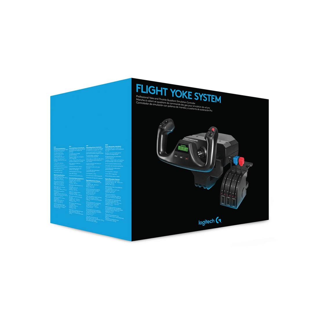 5 Logitech G Flight Yoke with Throttle Quadrant - Black, 5 of 8
