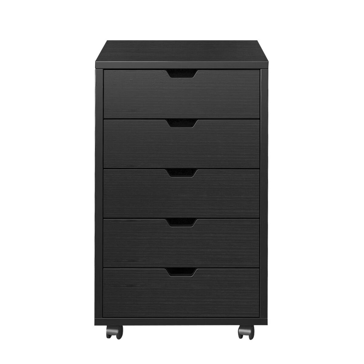 3 Ausway 5 Drawer File Cabinet Mobile Document Filing Organiser Home Office Storage Chest Cupboard, 3 of 5