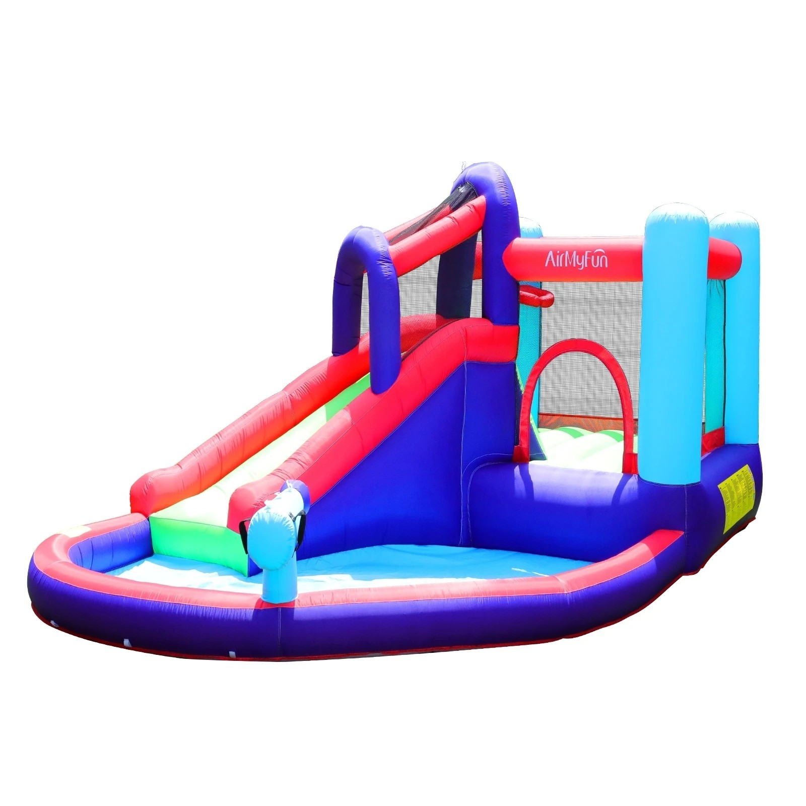 1 Airmyfun Inflatable Bounce House Water Slide Park Trampoline Jumping Castle Toy
 - Multi, 1 of 8