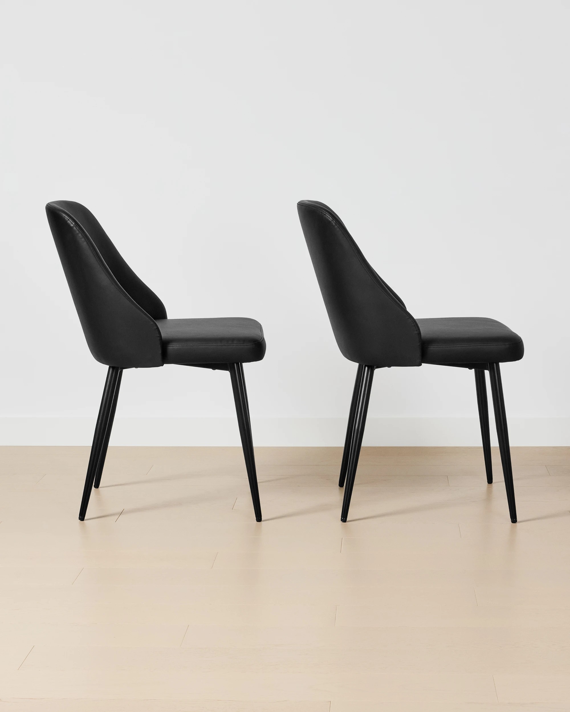 4 Miller Set of 2 Dining Chairs - Black, 4 of 8