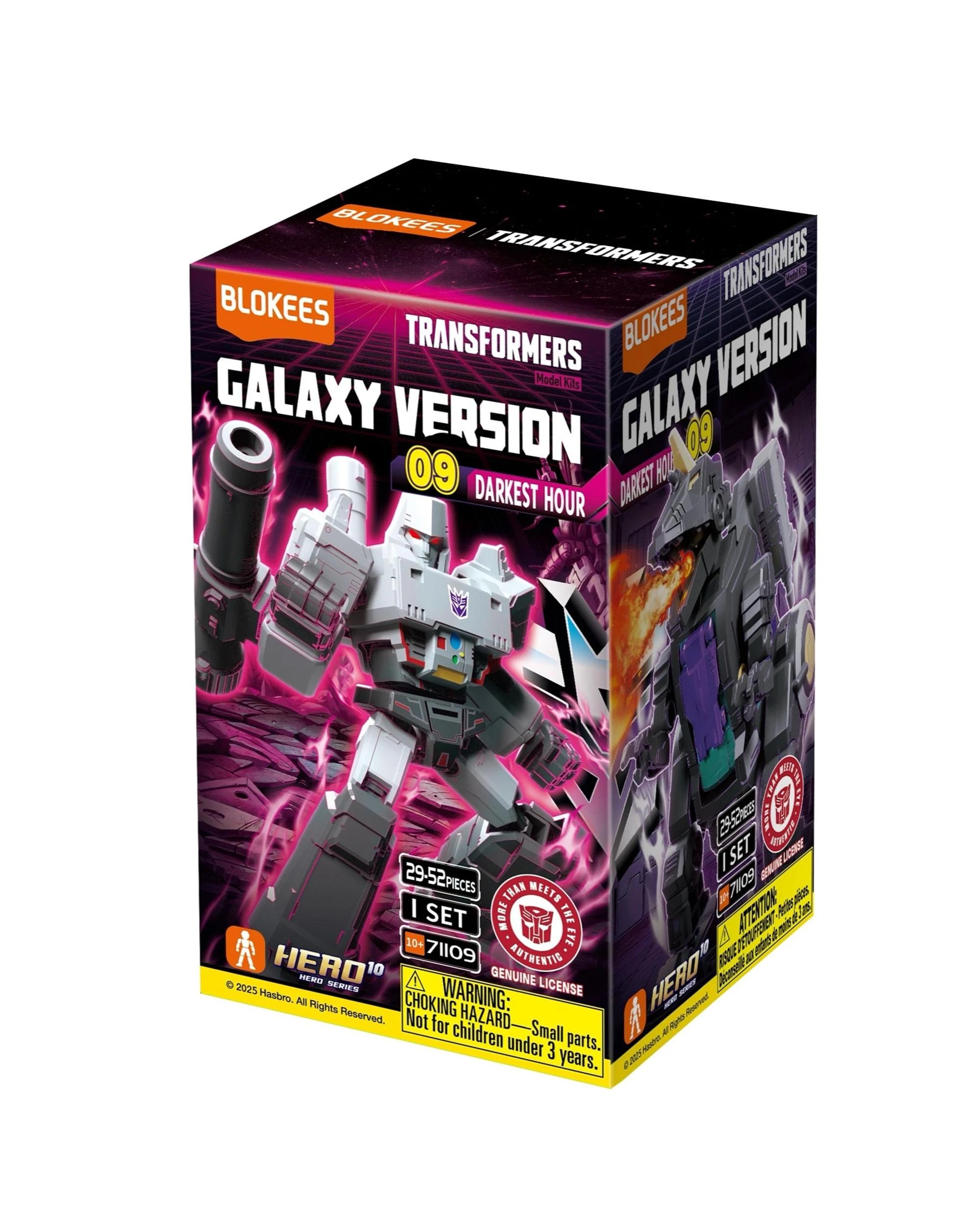 2 Blokees Transformers Galaxy Version 09 Darkest Hour Blind Box Full Case Set of 9, 2 of 10