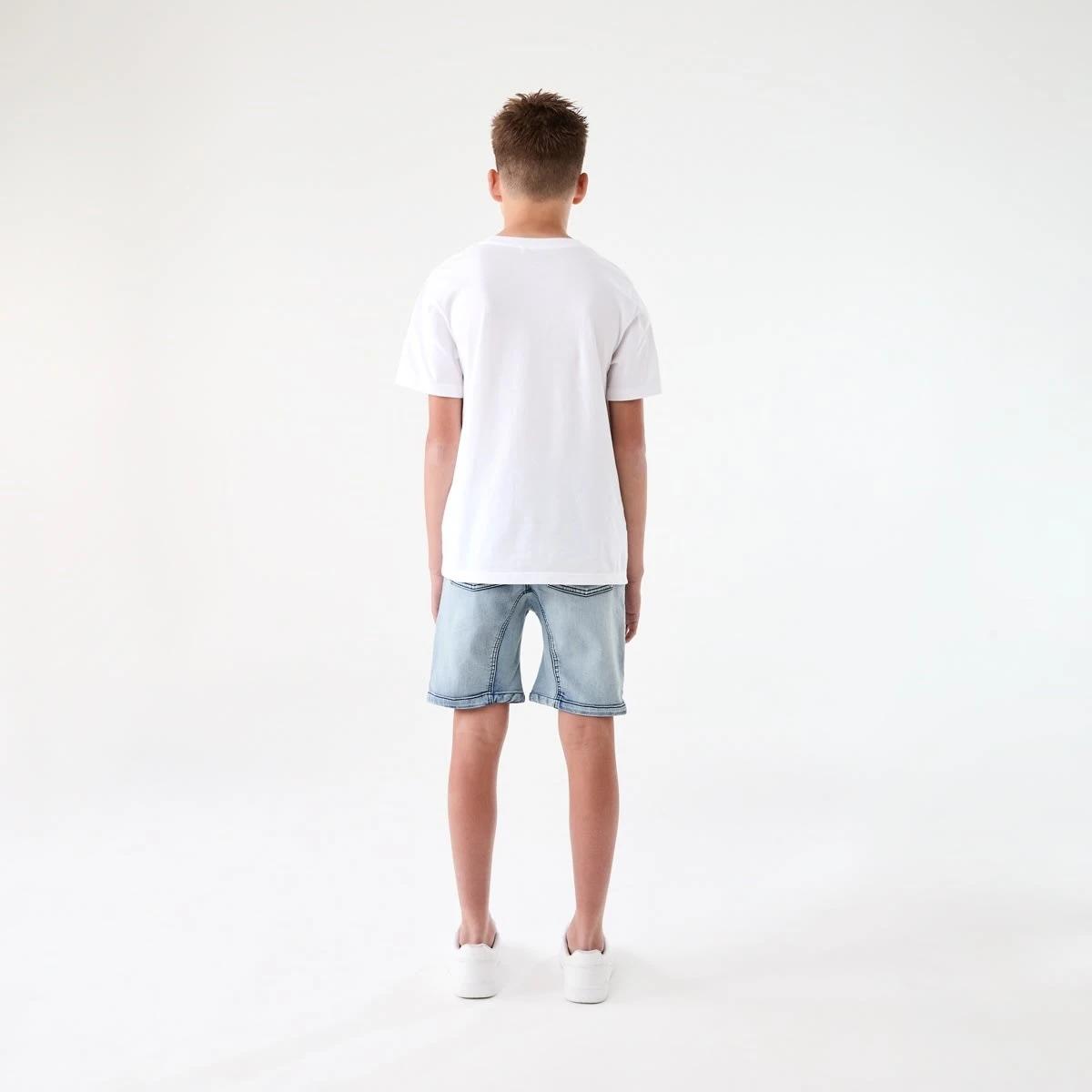 7 Pull On Denim Moto Shorts LIGHT STRETCH DENIM, 7 of 7