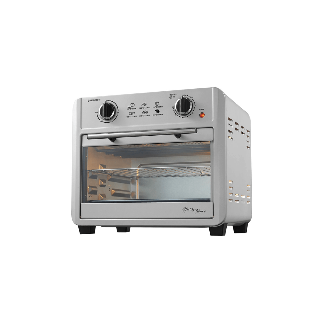 3 Healthy Choice 23l 1700w Electric Convection Fryer Oven W/ Accessories - Silver, 3 of 7