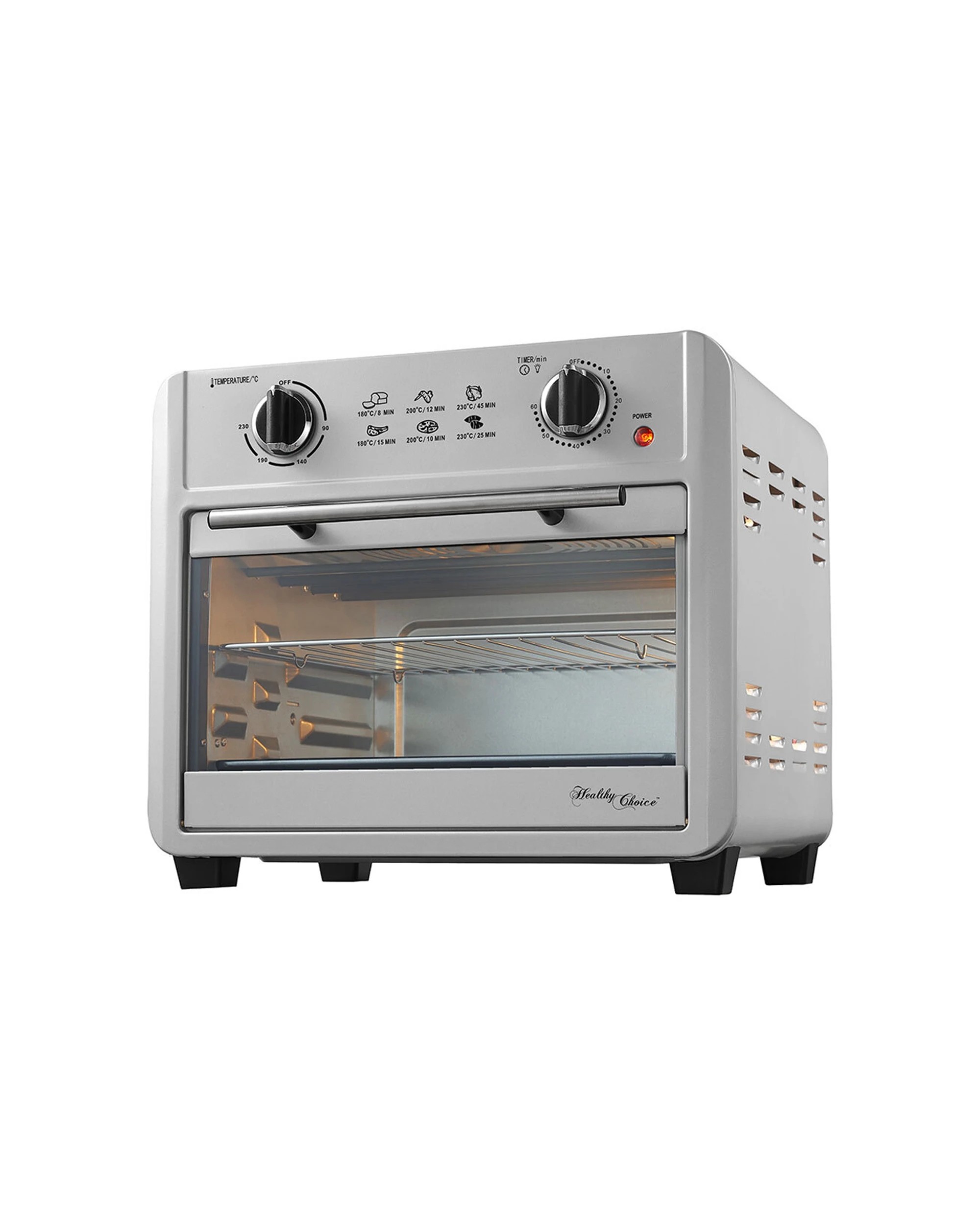 3 Healthy Choice 23l 1700w Electric Convection Fryer Oven W/ Accessories - Silver, 3 of 7