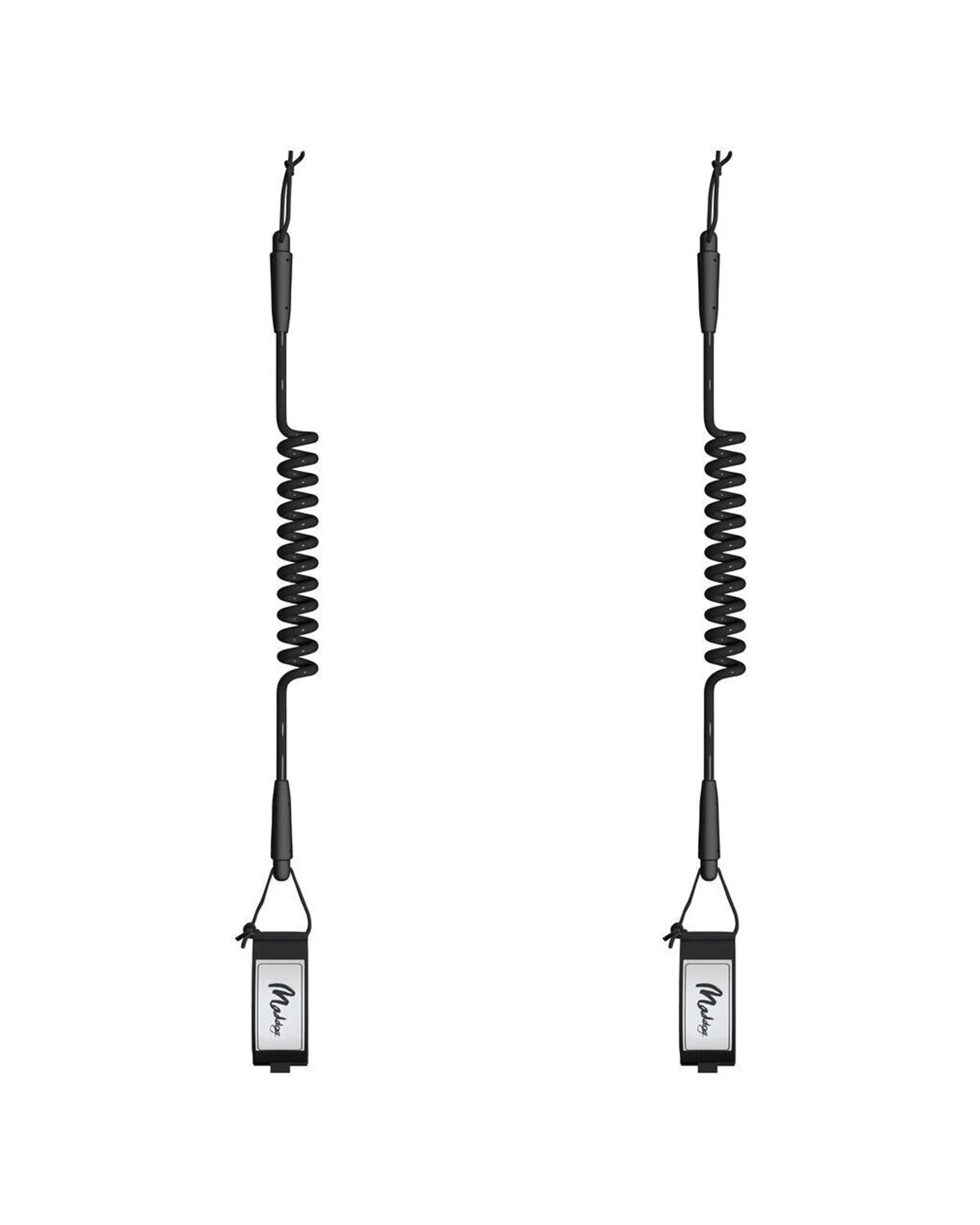 1 Maddog 2pk Basic Lightweight Coiled Bodyboard Bicep Leash Accessory - Black, 1 of 1