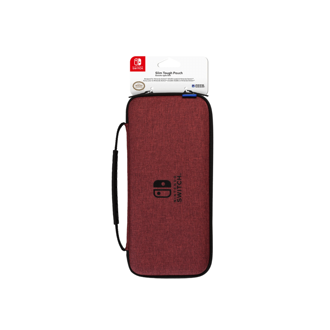 1 Hori Slim Tough Pouch for Nintendo Switch OLED Model
 - red, 1 of 5