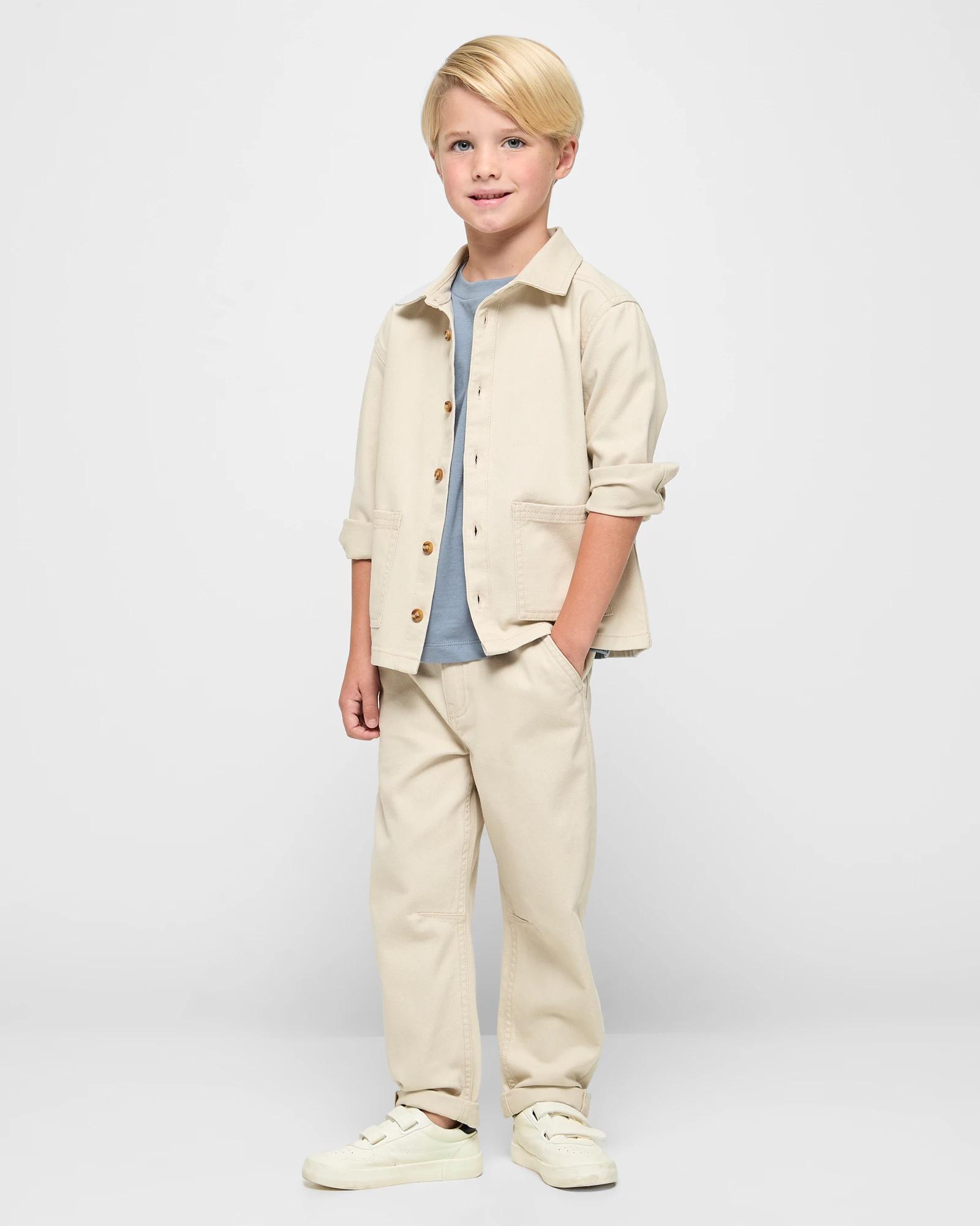 2 Target Relaxed Balloon Fit Denim Jeans STONE, 2 of 7