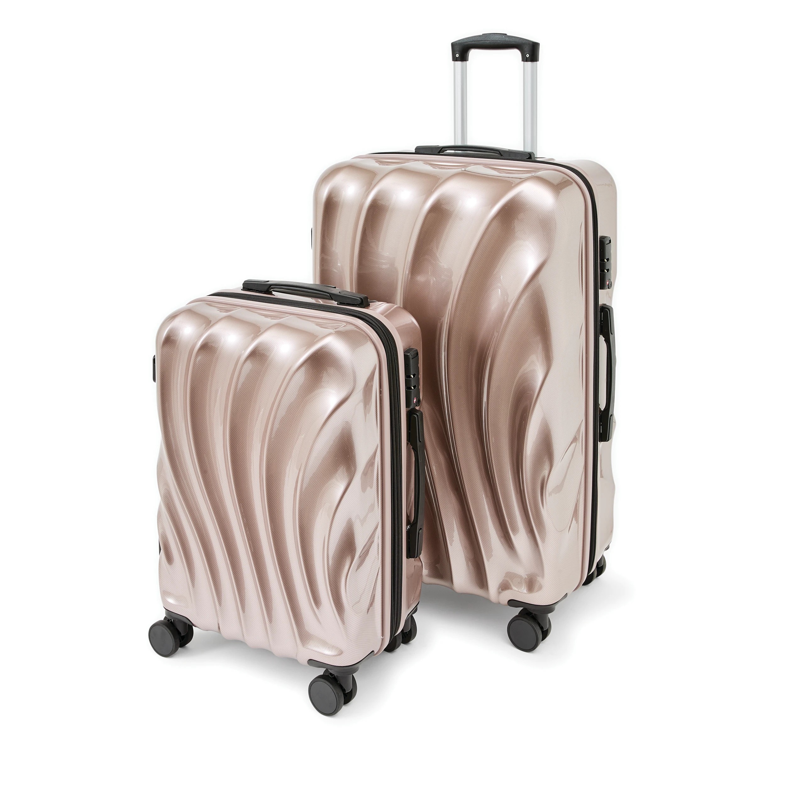2 2 Piece Clamshell Hard Case Set - Rose Gold, 2 of 10