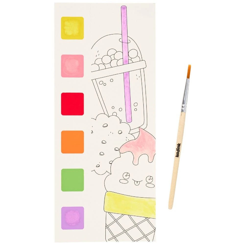 5 Kadink Water Colour Painting Book Fruit Food, 5 of 6