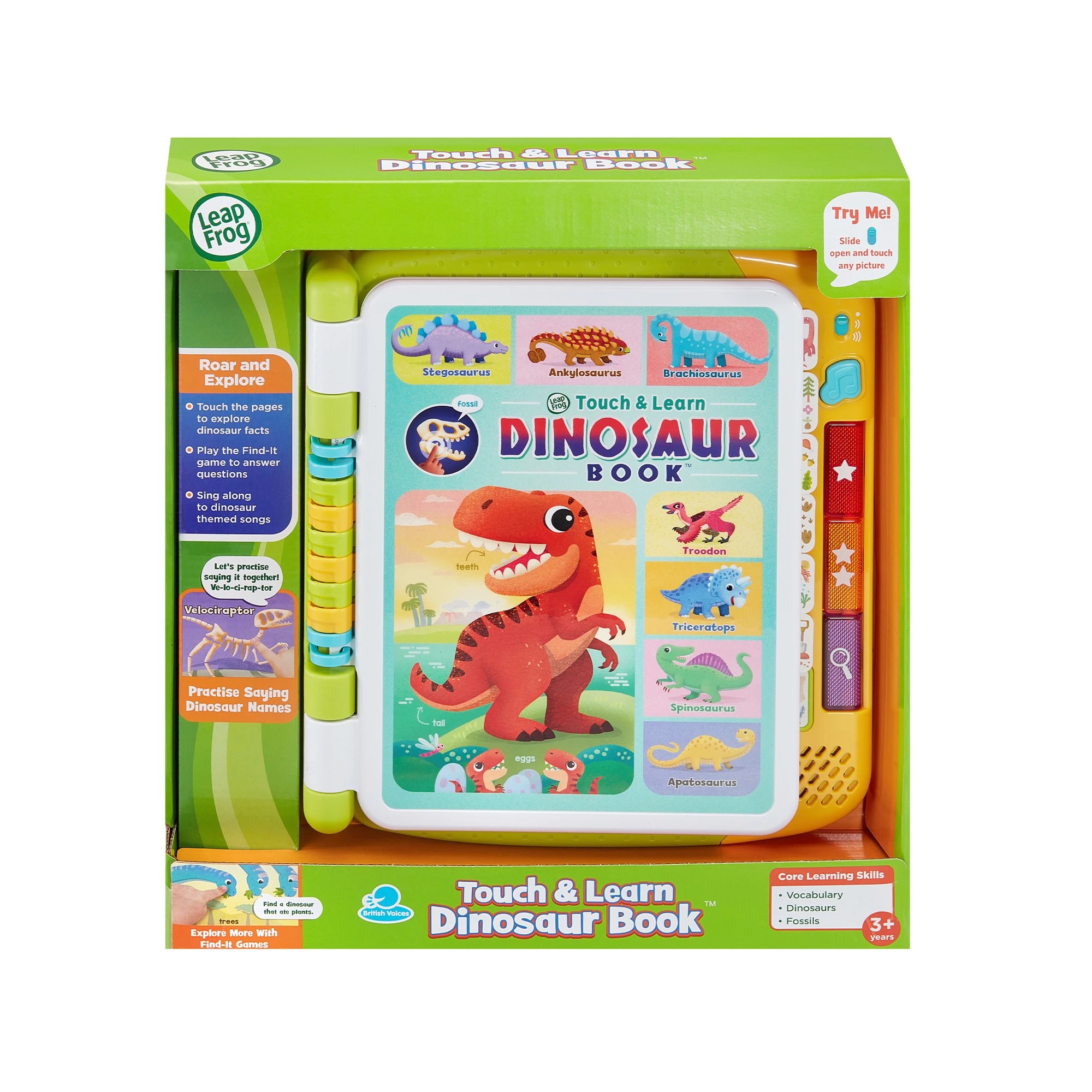 1 LeapFrog Touch & Learn Dinosaur Book - Multi, 1 of 6