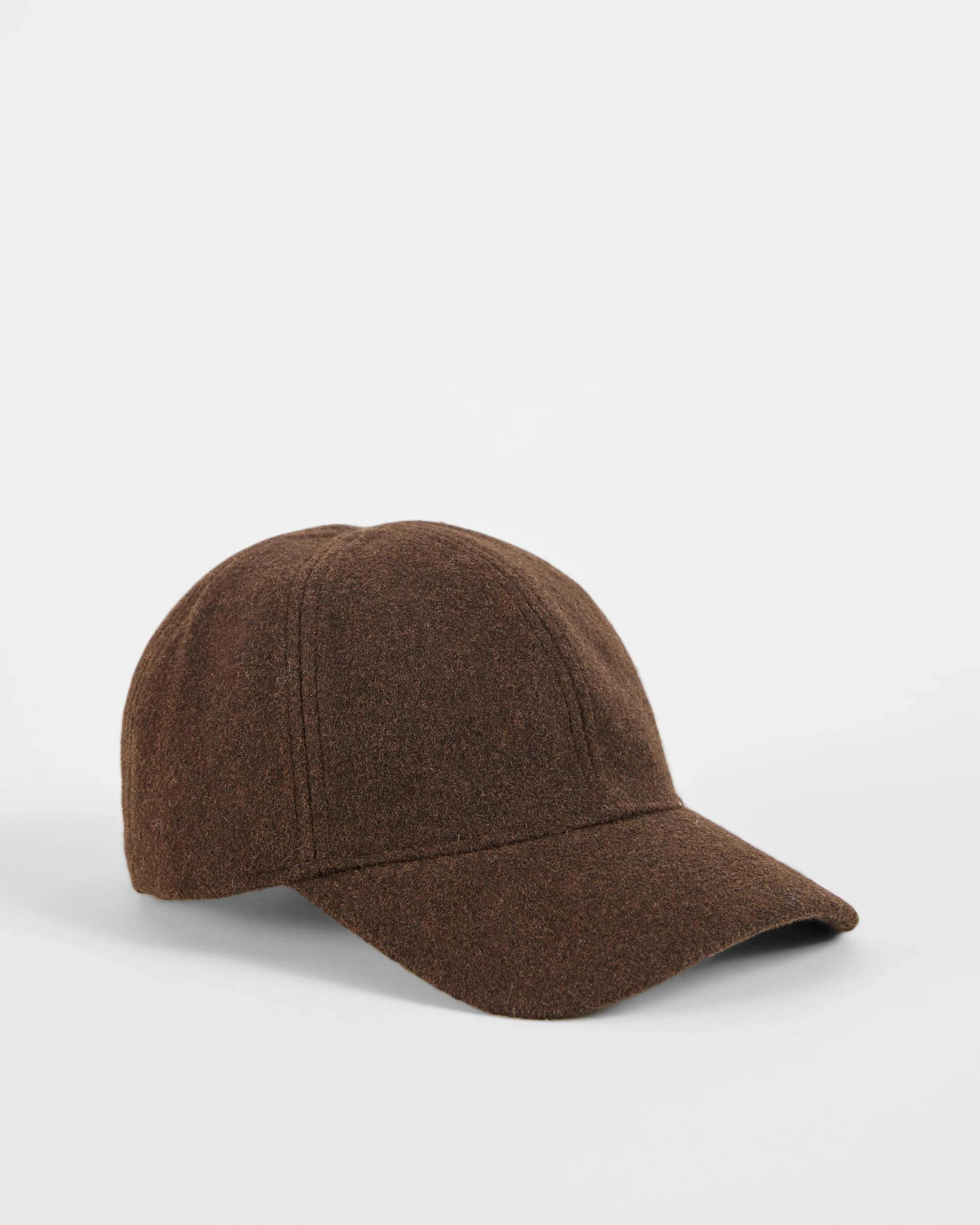 1 Target Woman Felt Baseball Cap BITTER CHOCOLATE, 1 of 3