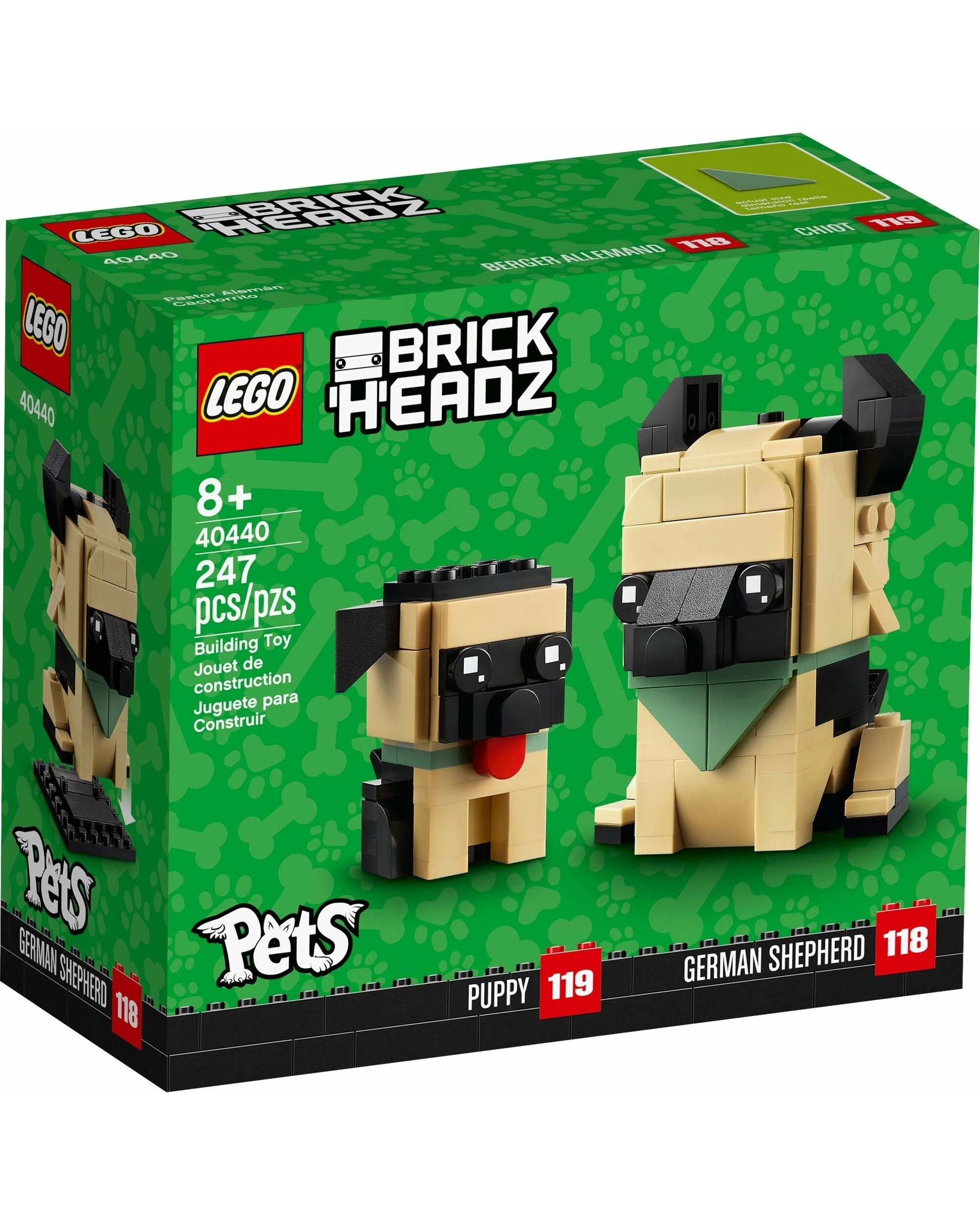 1 LEGO 40440 German Shepherd Dog & Puppy BrickHeadz Set, 1 of 1