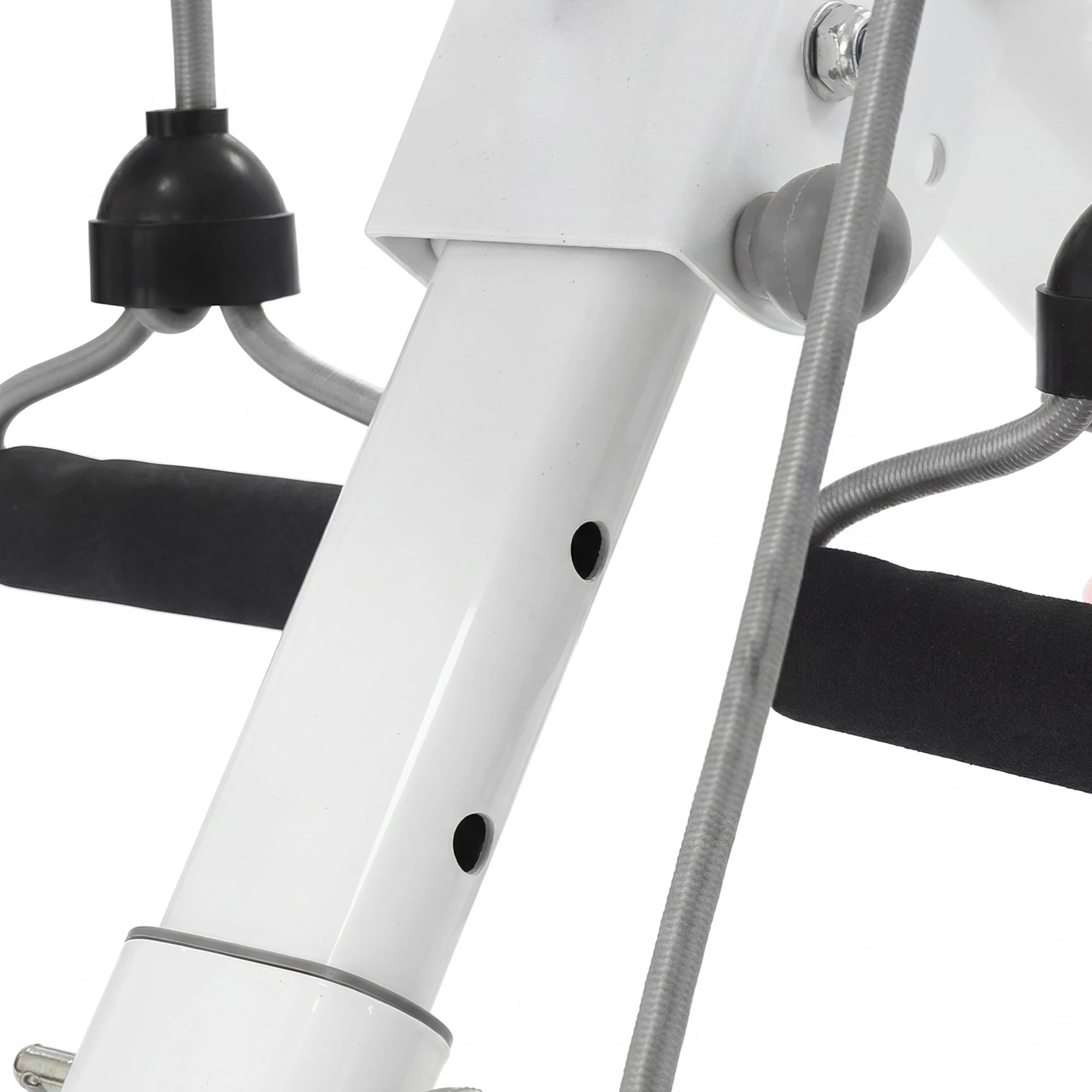 5 Centra Adjustable Ab Trainer Machine,Foldable,Knee Protection,Pink And - White, 5 of 9