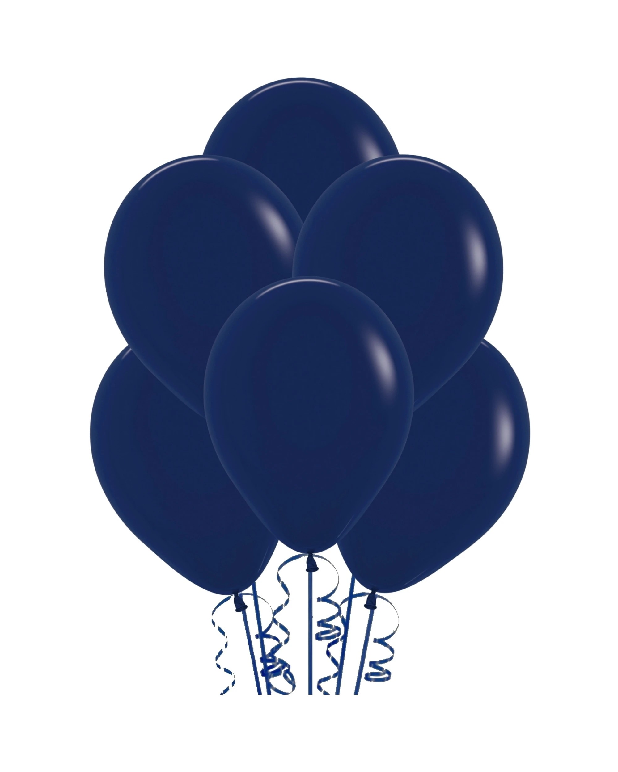 1 Five Star Navy Balloons 30cm Pack of 18 - Blue, 1 of 1