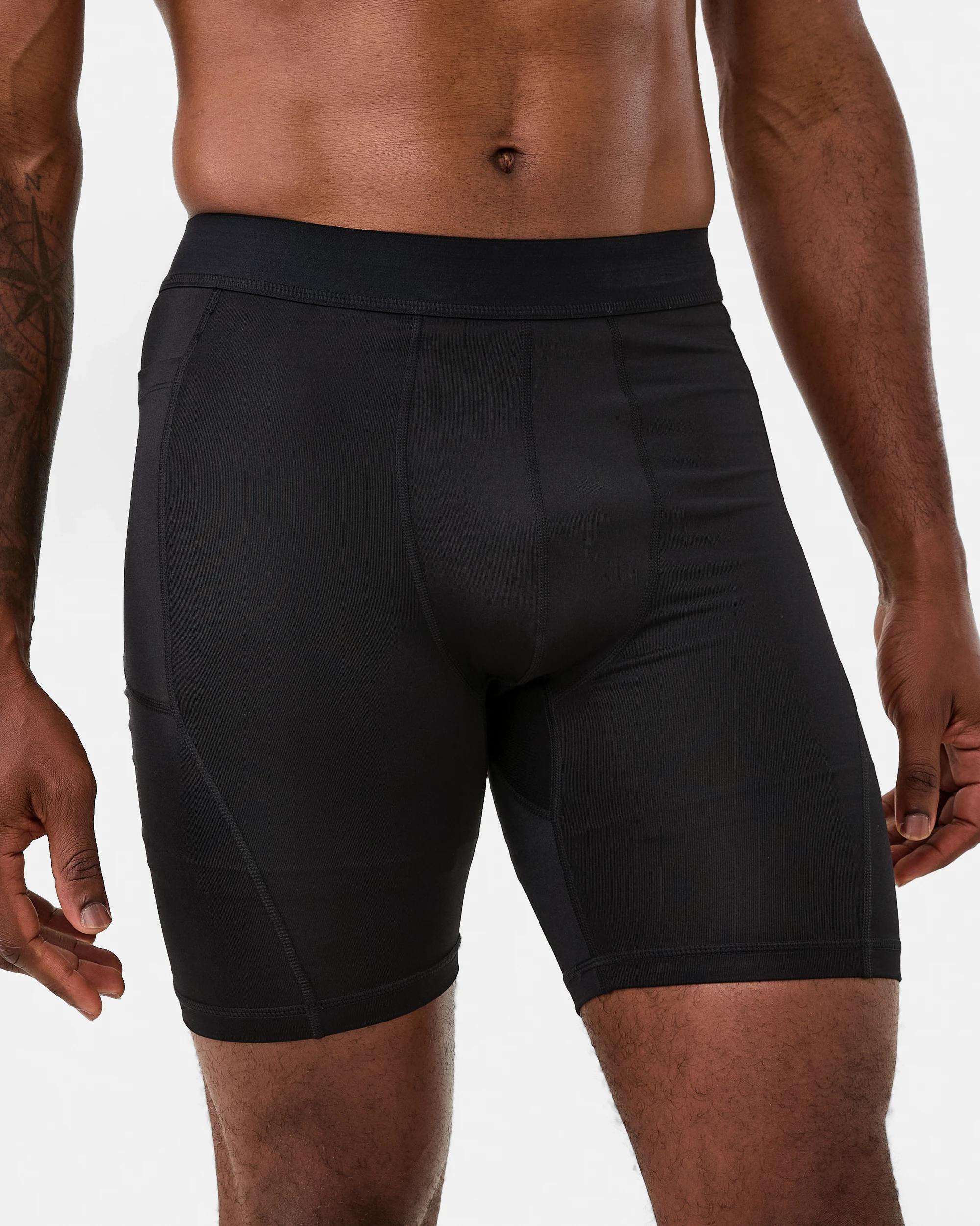 1 Active Mens Training Shorts BLACK, 1 of 6